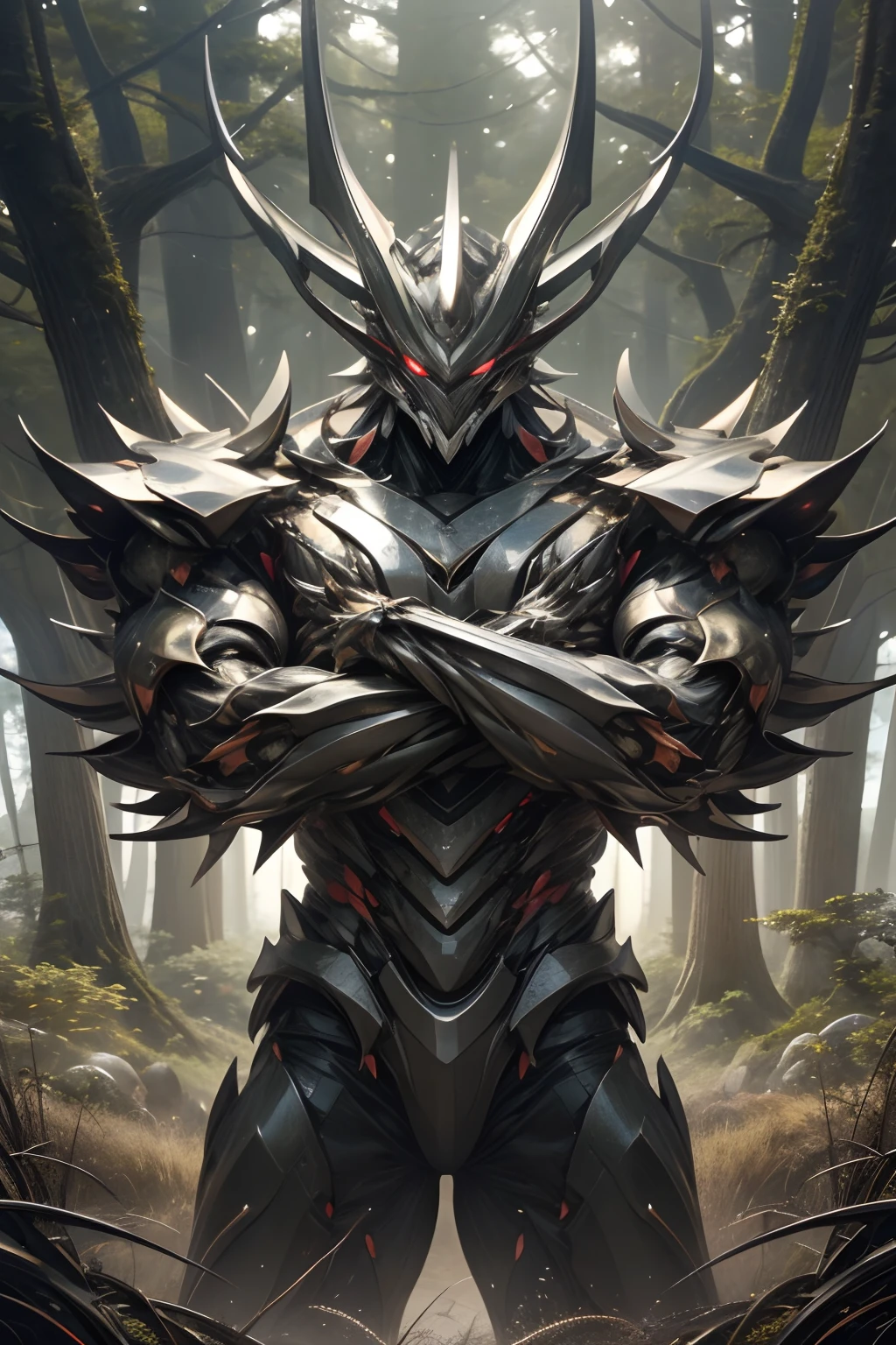 Beisteman、Crab Man、The arms are large claws.,Adult Male、Slender Macho Body、The whole body is covered with hairs.......、Forest landscape and steppe、