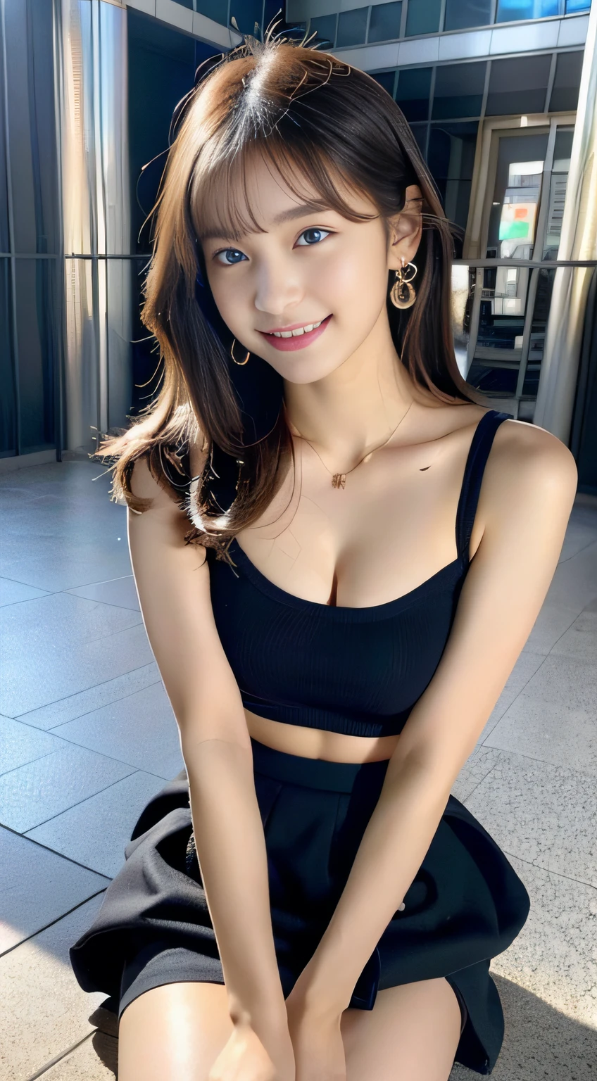 (((32K,very high res, high detailing, highly accurate,Maiden 1:1.5))),Raw photo & realistic atmosphere,beautiful dark blue eyes,Detailed mouth,Glossy lips,Detailed eyebrows,Soft white skin that shines with every detail,,Eyes drawn in detail、Very beautiful eyes with azure eyes,Detailed lips、Very beautiful face,Very well-formed face、Lifelike face,shiny beautiful lips,Beautiful eyebrows,Infinite reality,Best design,(Insanely cute Japan -yeld hischool girl,,Beautifully shaped breasts,Very cute beautiful girl,Little Gilthy body,Outstanding style:1.5),Best Natural Makeup,Japanese ido,Korean Idols,Young sensual idol,Moist eyes,Dark Beautiful Deep Eyes,Beautiful butt,beauty legs,,camel's foot,:1.3),超A high resolution、,Natural and realistic face,Back lighting,Pure eyes are too cute,(((photorealisim,Photograph the whole body))),,Reality Live Action,(Fashionable earrings,,a necklace,A bracelet,gyuru,Glossy nail art,American Street Winter Fashion,outer,Unique skirt,Leather shoes,Calm and fashionable girl,light brown hair,short-hair,独奏,Lori,little smiling,full body Esbian,Show full-body fashion,Sit up,Show me your leather shoes, Only beauty young cute 15 year old girld girl with beau anarismeenage fashion magazine shoot,K-POP hobbyist,Fashion that seems to be in Koreatown:1.7),Shin-Okubo's Koreatown