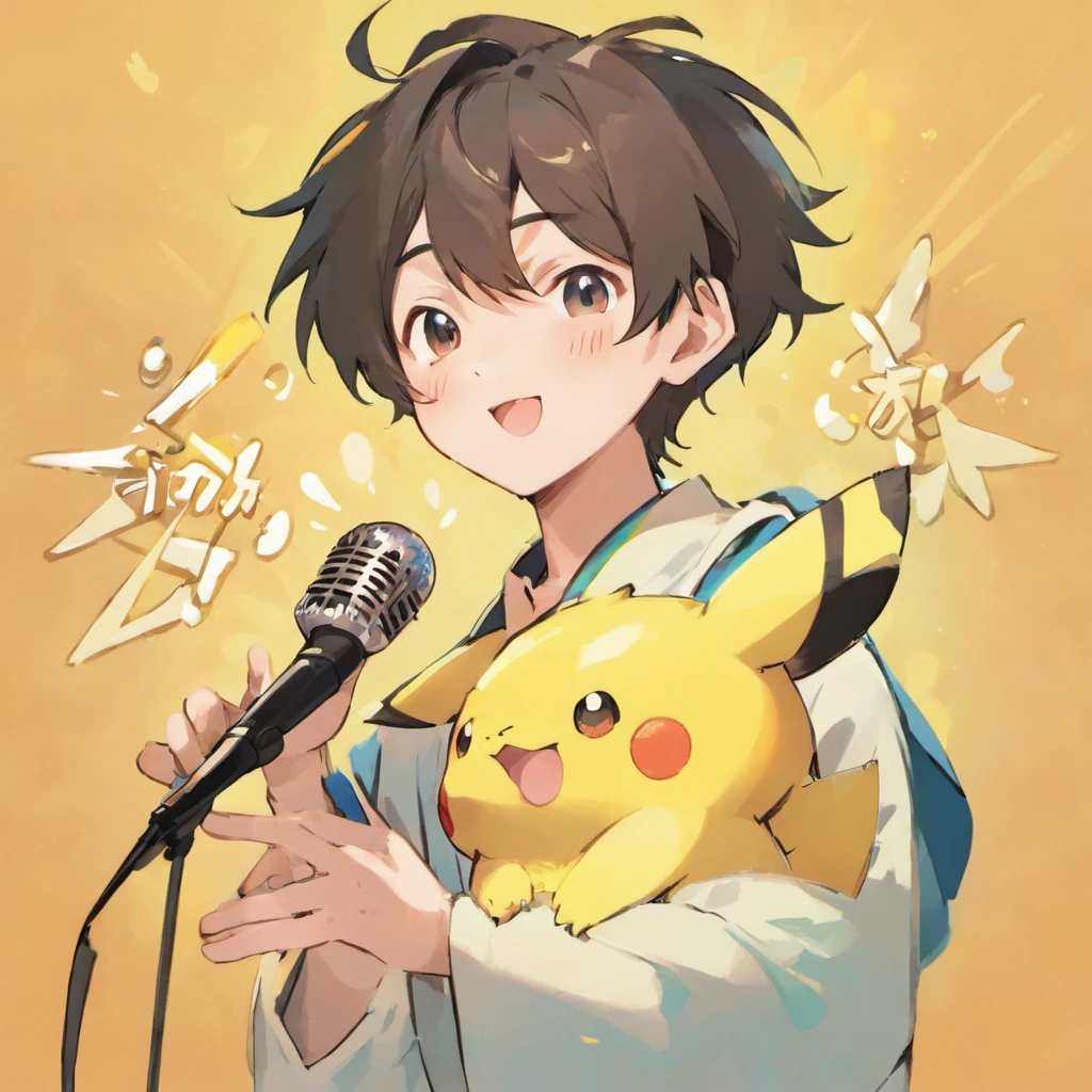 Zhuang boy,Loves to sing