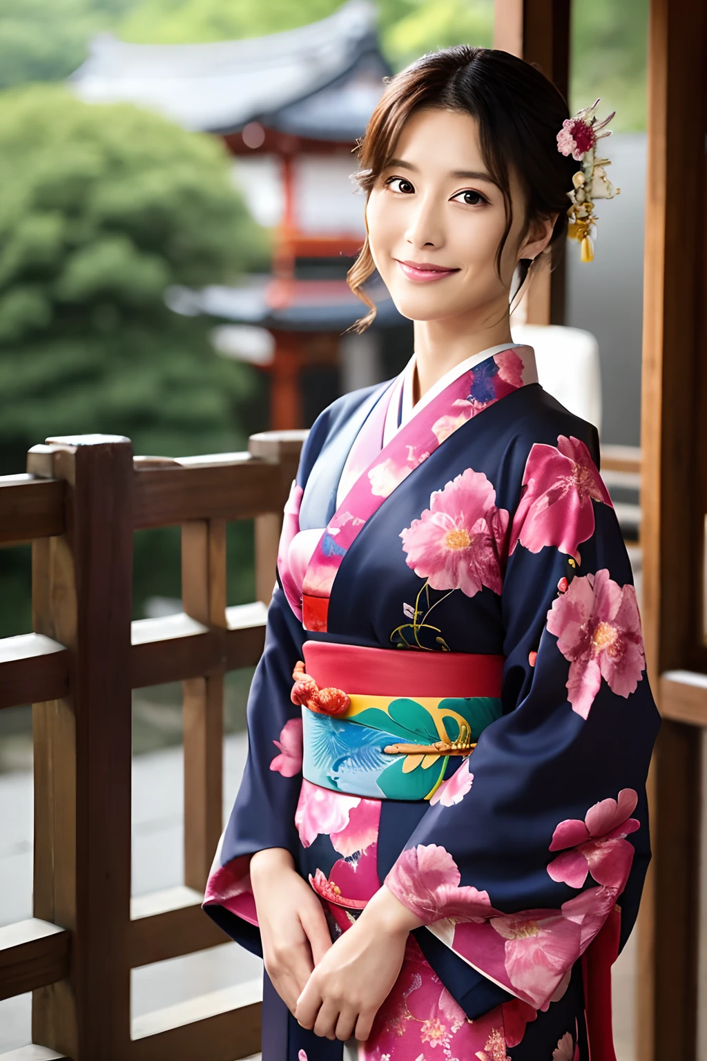 Middle Age、Japan Woman、Kimono