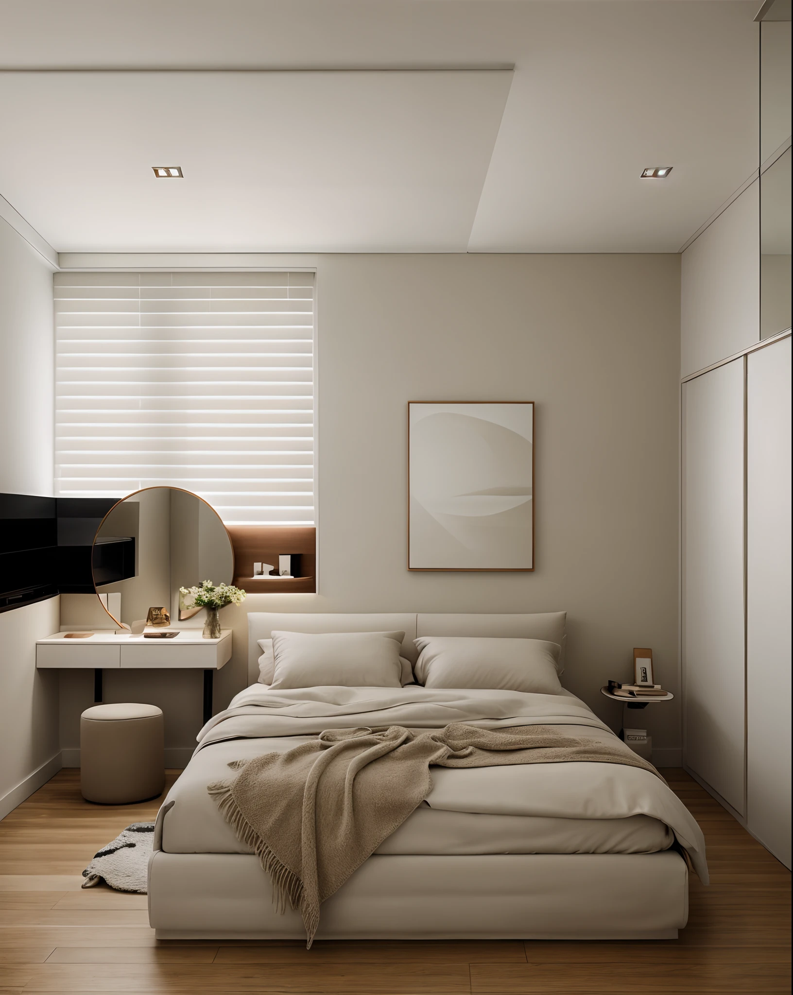 "Luxury, modern bedroom interior design with a bit of sophistication and elegance.",day, 8k uhd, dslr, soft lighting, high quality, film grain, Fujifilm XT3
