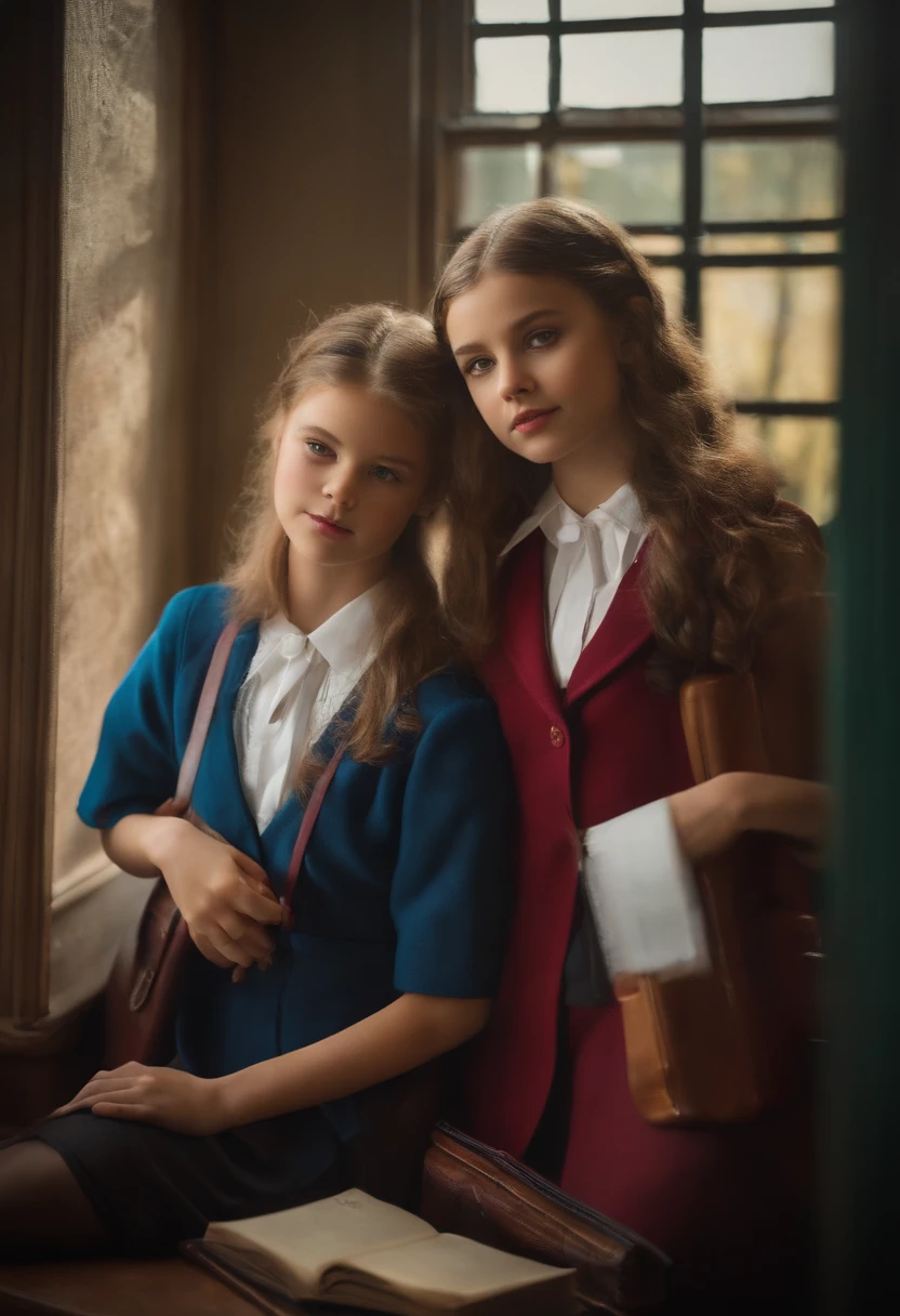 schoolgirls