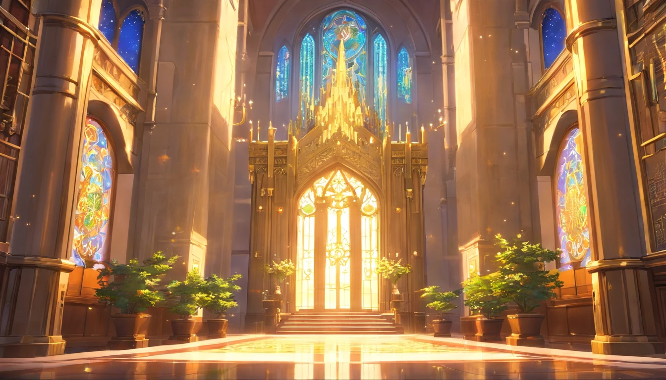best quality,ultra-detailed,highres,(realistic:1.37),grand wizard acadamy main hall interior,magical aura,glowing sigils and runes,portraits,detailed paintings,wisdom and power,enchanted books and scrolls,sparkling chandeliers,mysterious shadows,flickering candlelight,vivid colors,elaborate wood carvings,majestic staircase,ornate pillars,ancient tapestries,dimly lit corners,imposing entrance,whispering echoes,celestial ceiling mural,impressive stained glass windows,luxurious velvet drapes,scent of ancient knowledge,classical music softly playing,tranquil atmosphere,symbols of elemental magic,illuminated displays of magical artifacts,quiet study areas,sunlight streaming in through skylights,cosmic energy,serene silence,arched doorways and arches,majestic marble floors,magical creatures hidden in corners,commemorative statues,enchanted doors leading to other realms,whimsical clock ticking gently,majestic throne at the end of the hall,ancestral portraits of powerful wizards,sense of history,distant laughter of students,air filled with anticipation,mobile suit of armor guarding the entrance