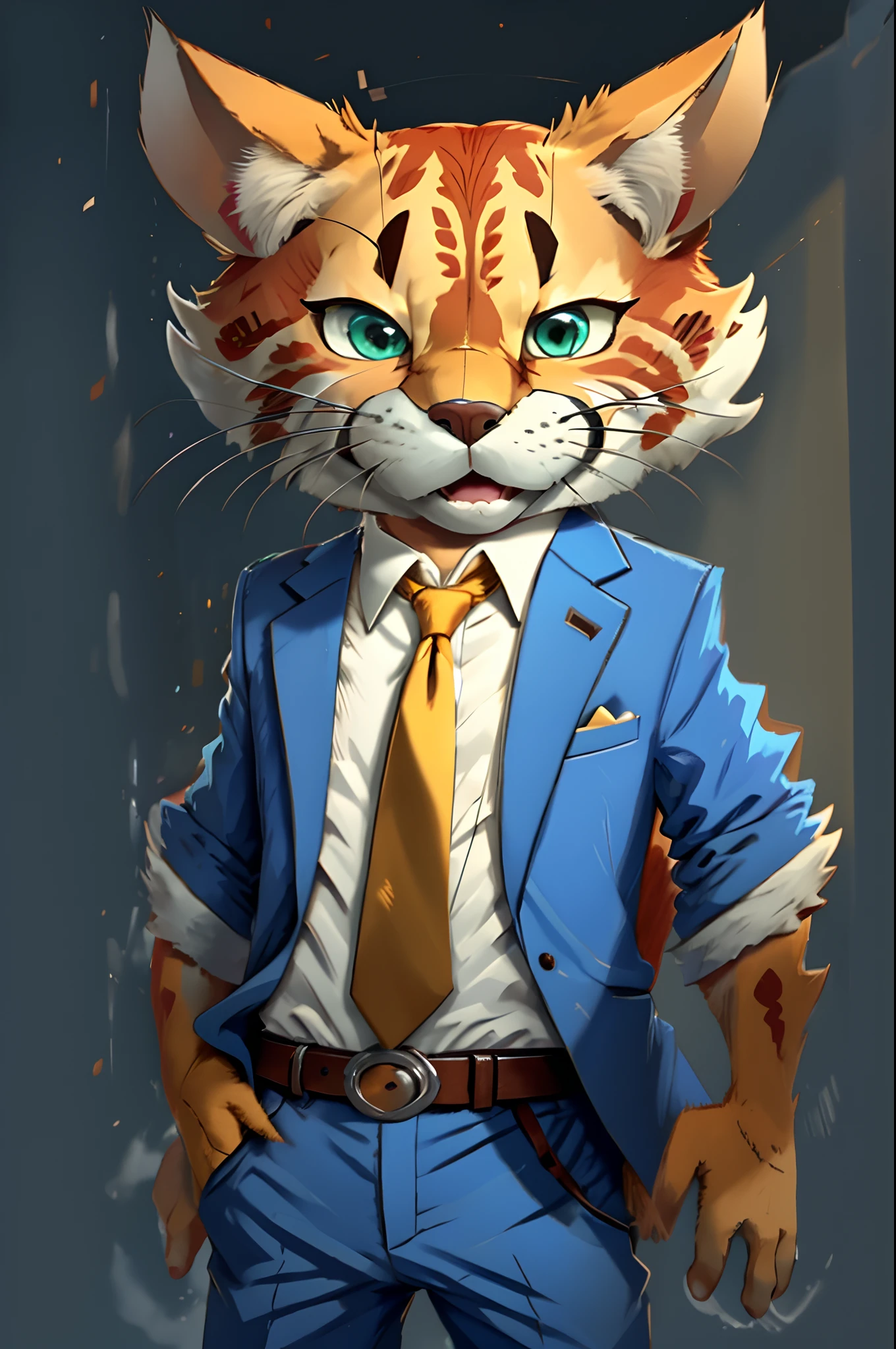 Tom from tom and jerry wearing a suit