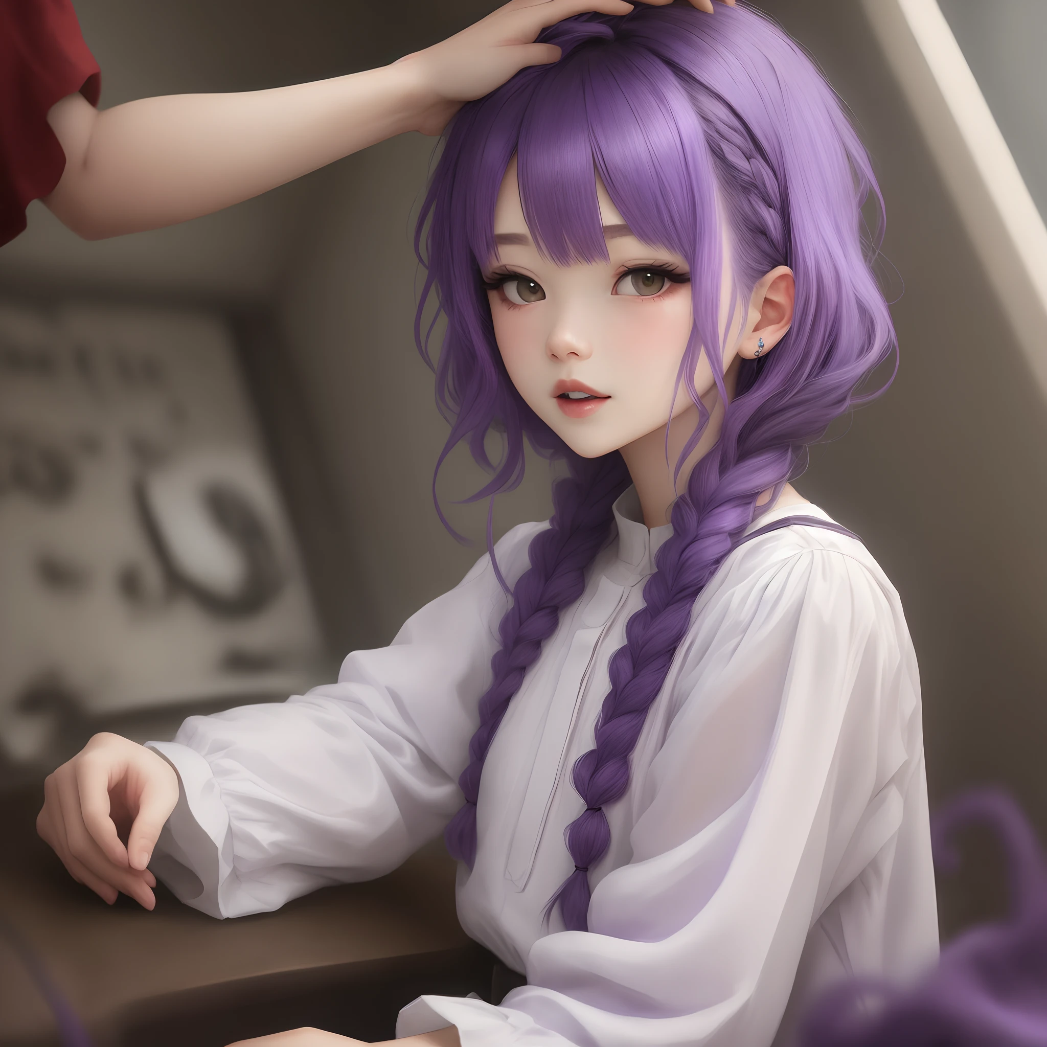 Purple hair