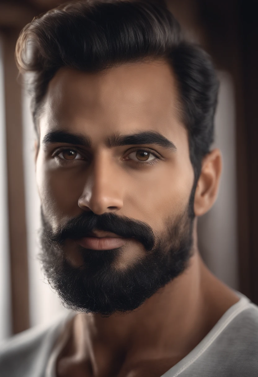 Homem africano musculoso com barba e bigode na camisa branca, Looking forward to better quality,4k,8k,homem muito atraente com barba, pelos faciais bem cuidados, FOFO, breath-taking, Realista, imagem ultrarrealista, Bigode Natural, macho velho,foto retrato suave 8 k, retrato muito detalhado, bigode grosso, estilo hiper-realista, barba fina e brilhante, pelos faciais curtos, Bartstoppeln, FOFO, rosto detalhado, retrato ultra realista, cabelos grisalhos,terno elegante, boca aberta,