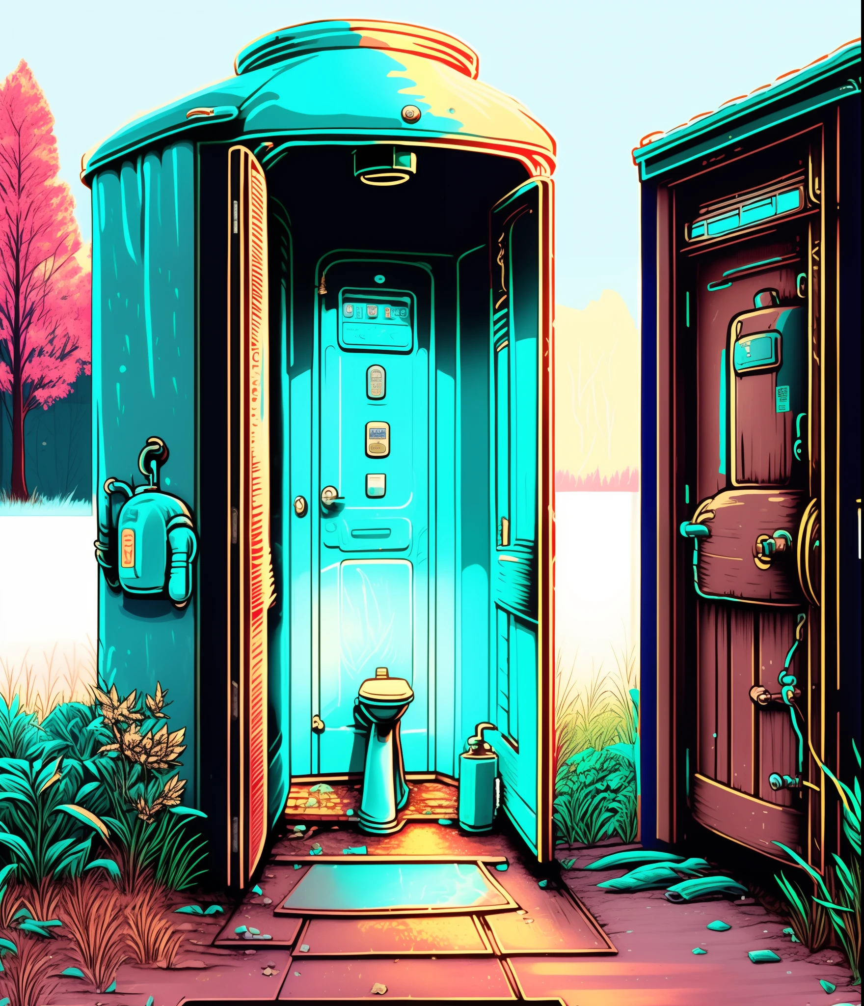 Portable toilet Limit urination