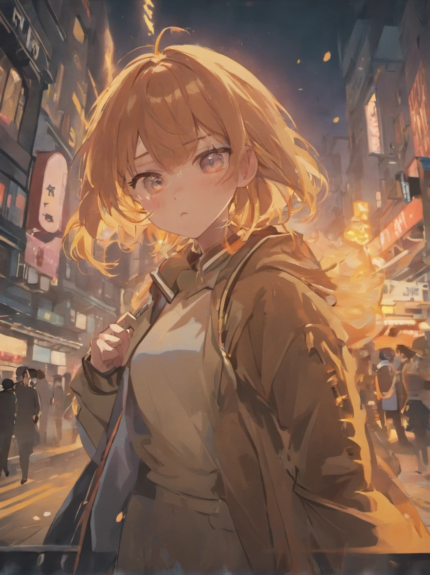 (Best quality,4K,8K,A high resolution,Masterpiece:1.2),Smoggy environment, Angry cougher (Side Body, Cover your mouth and nose with one hand), Partially obscured by smoke, Spacious surroundings, Campus scene, Bright atmosphere, Sunny day