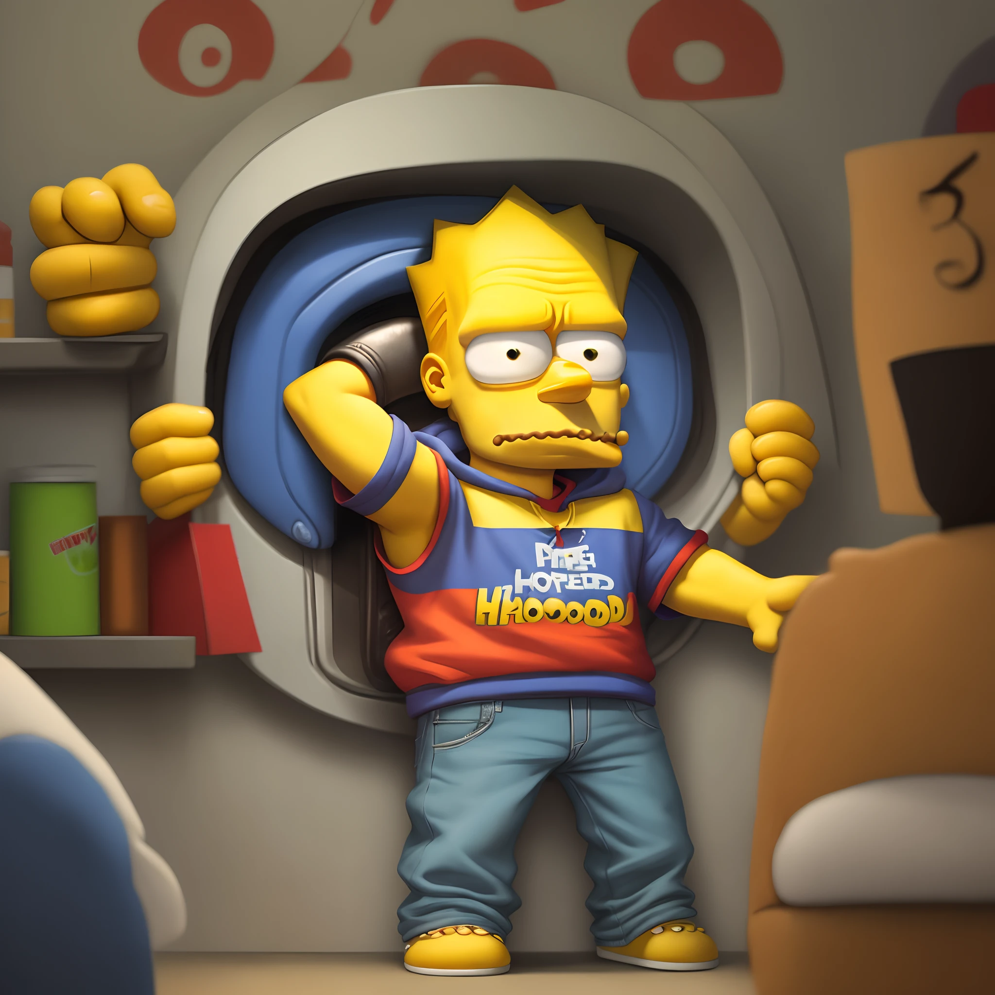 Bart simpson from the hood