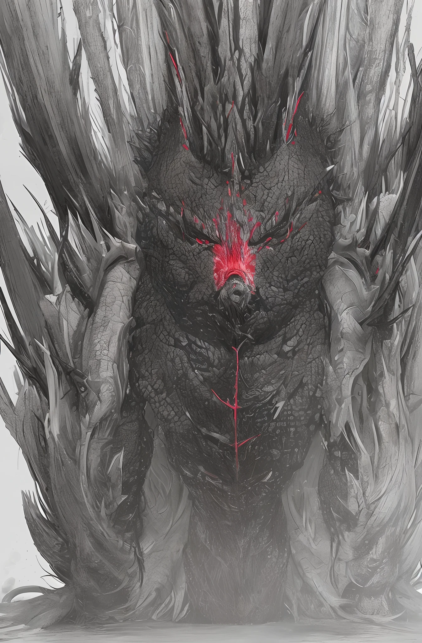 Exceptionally ugly。They are tall and bulky,musculous,Huge size。The skin is dark gray or reddish,Smooth and greasy,It gives a feeling of uncleanness。Xi Xiaoyu's body was covered with spikes and protrusions,Each spike is highly poisonous,Touching it can cause severe pain。