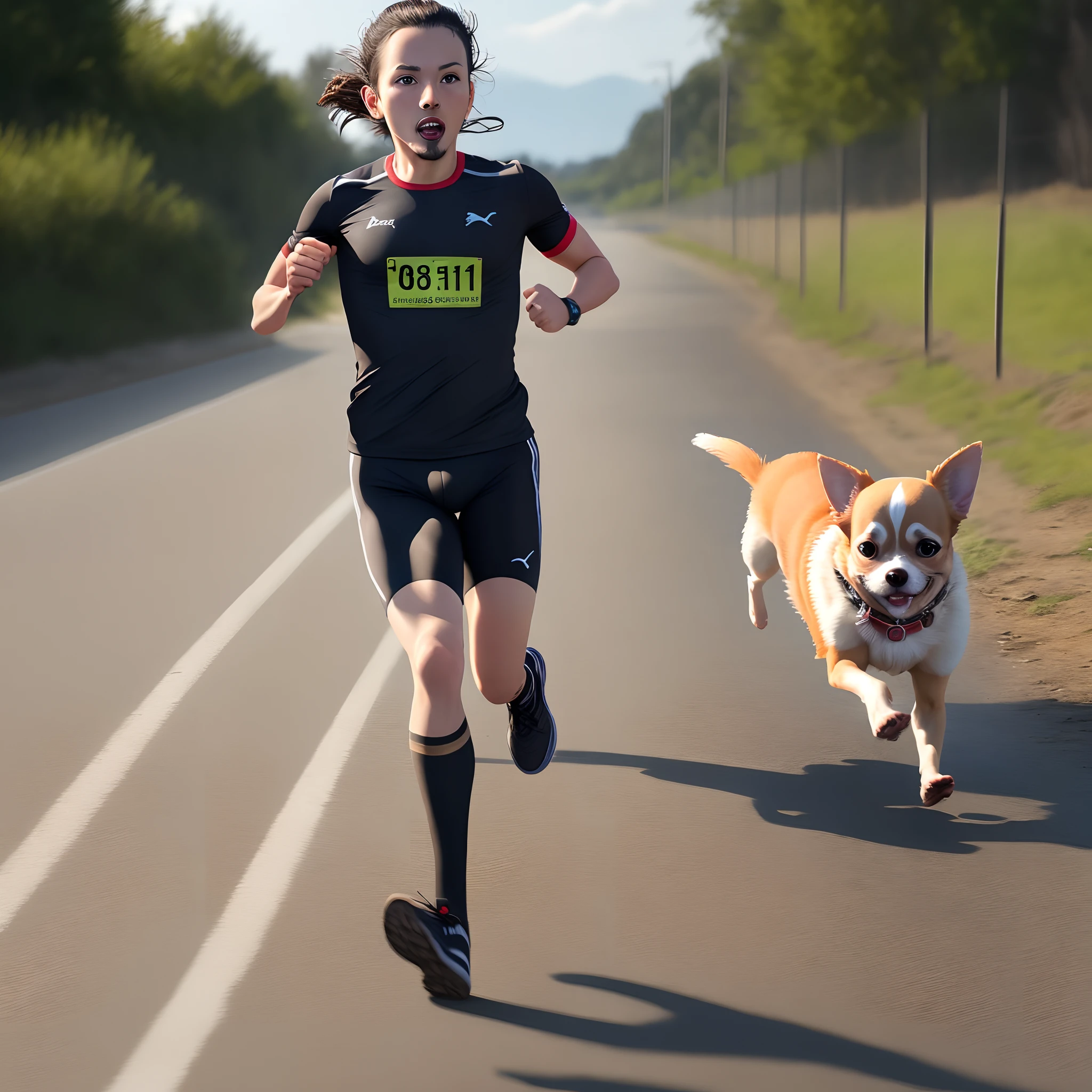 Chihuahua running