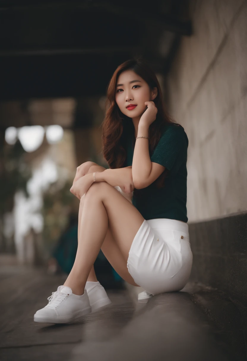 japanes、Pupils、a beauty girl、Facing this way、校服、Squatting、Panchira、White pants、skirt by the、Ecstatic look、red blush、Colossal tits、High school students、Sitting at an angle where you can see your pants