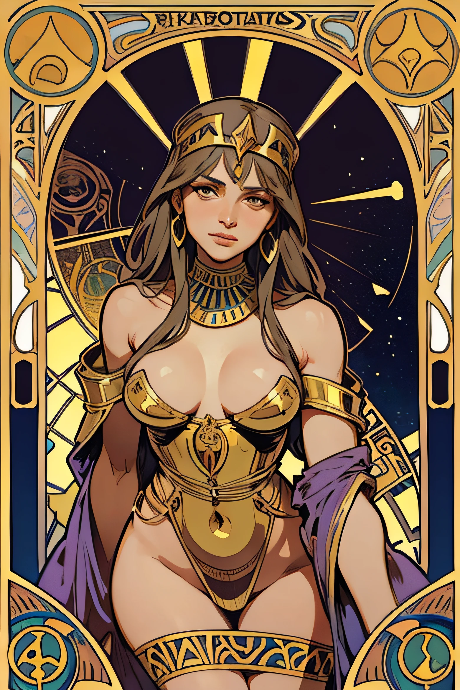 Egypt, Alphonse Mucha, Tarot cards