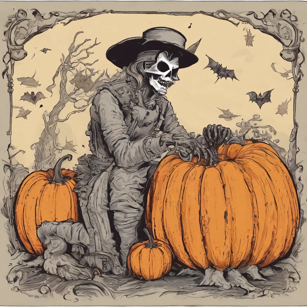 Halloween outfits(best qualtiy,8K pumpkin skeleton,Masterpiece)When the skeleton pumpkin appears,Bats only hear, unseen,Pumpkin girl,borgar,pumpkins,Bat explosion,That whistle echoed for a long time,It's like a prelude to impending death,The image of pumpkins and pumpkins is deeply ingrained in predecessors,girl,borgar,pumpkins,Bat pumpkin crushed,Become everyone's nightmare pumpkin, Wait until the pumpkin appears,Girl wearing pumpkin head,borgar,pumpkins,Bat skin,Add a girl covered with a wire,borgar,pumpkins,Pumpkin sticks for bats,Full of oppression,The pumpkin people also carefully disguise their kindness,girl,borgar,pumpkins,The Bat Pumpkin People will be a survival weakness because of their kindness,Hiding goodness is the way to survive in troubled times,Pumpkin zombies are not scary,Human pumpkins are terrible,Pumpkin girl,borgar,pumpkins,The bat succeeded,Both are to protect the pumpkin itself,It is also to protect yerba mate pumpkin,Pumpkin good and pumpkin evil,Two sides of the seemingly opposite,But in Negan, There are two pumpkins on the same body, Face the enemy,Pumpkin girl,borgar,pumpkins,the bats,Pumpkin people are not soft,girl,borgar,pumpkins,Bat pumpkin faces people who want to protect,Southern Girls,borgar,pumpkins,Bat melons are also gentle and loving。the bats(Soldier pumpkin head)girl,borgar,pumpkins,the bats,Smoke billowed out,thin fog,girl,borgar,pumpkins,Bat pumpkin