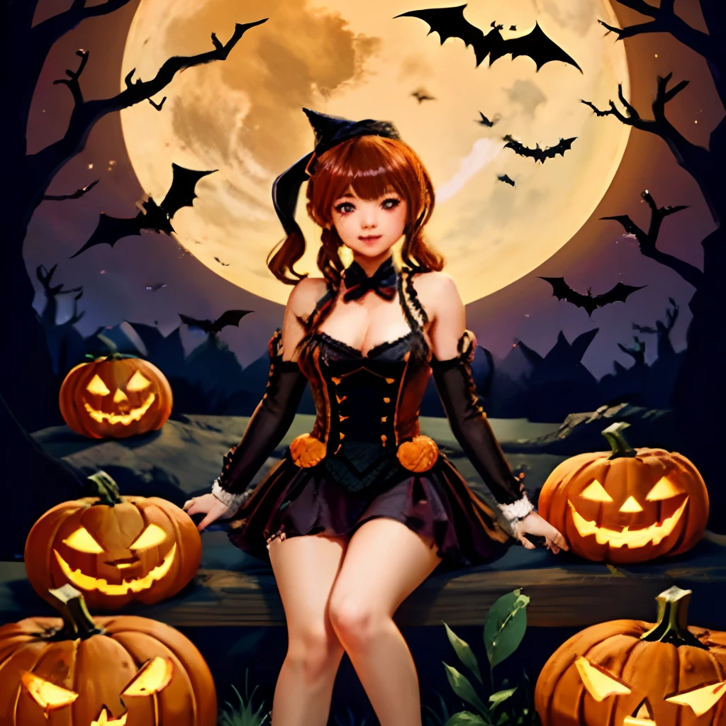 1girll，borgar，pumpkins，the bats