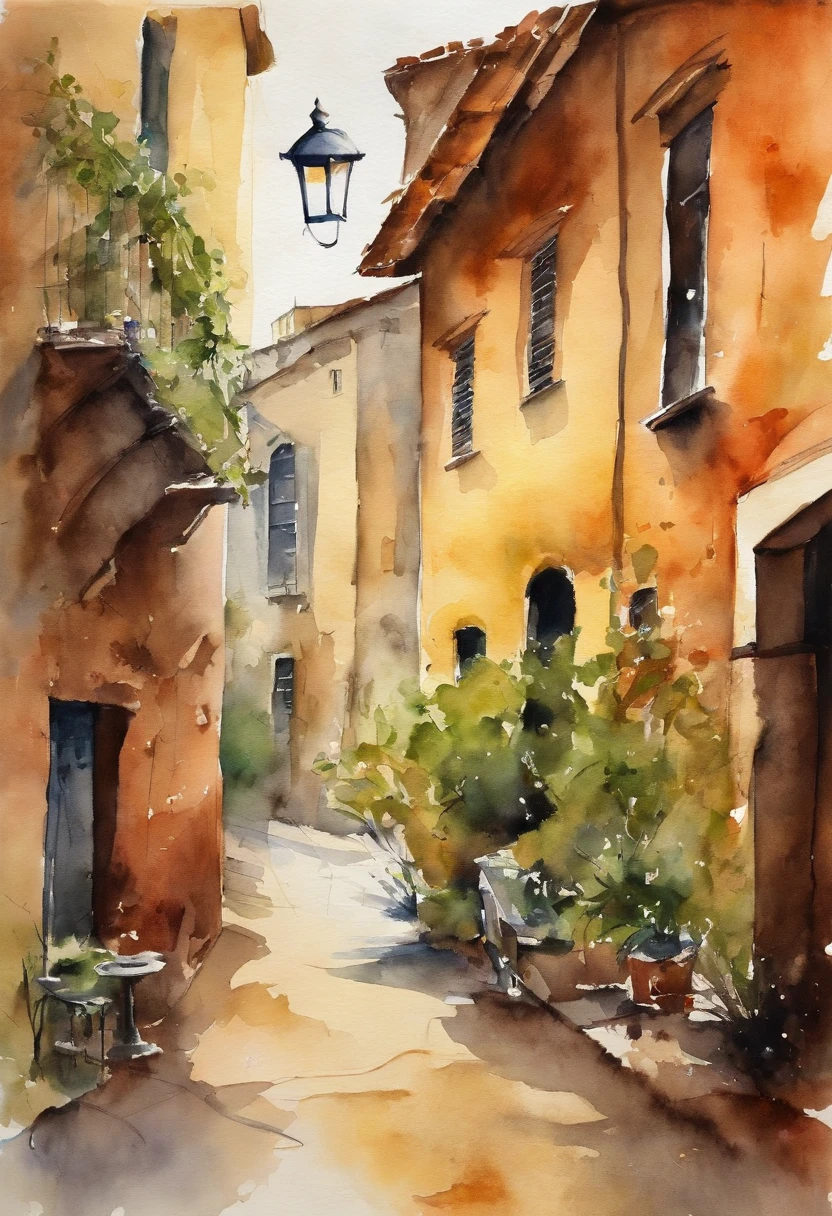 Lori Street Scene With A Lonely Girl
