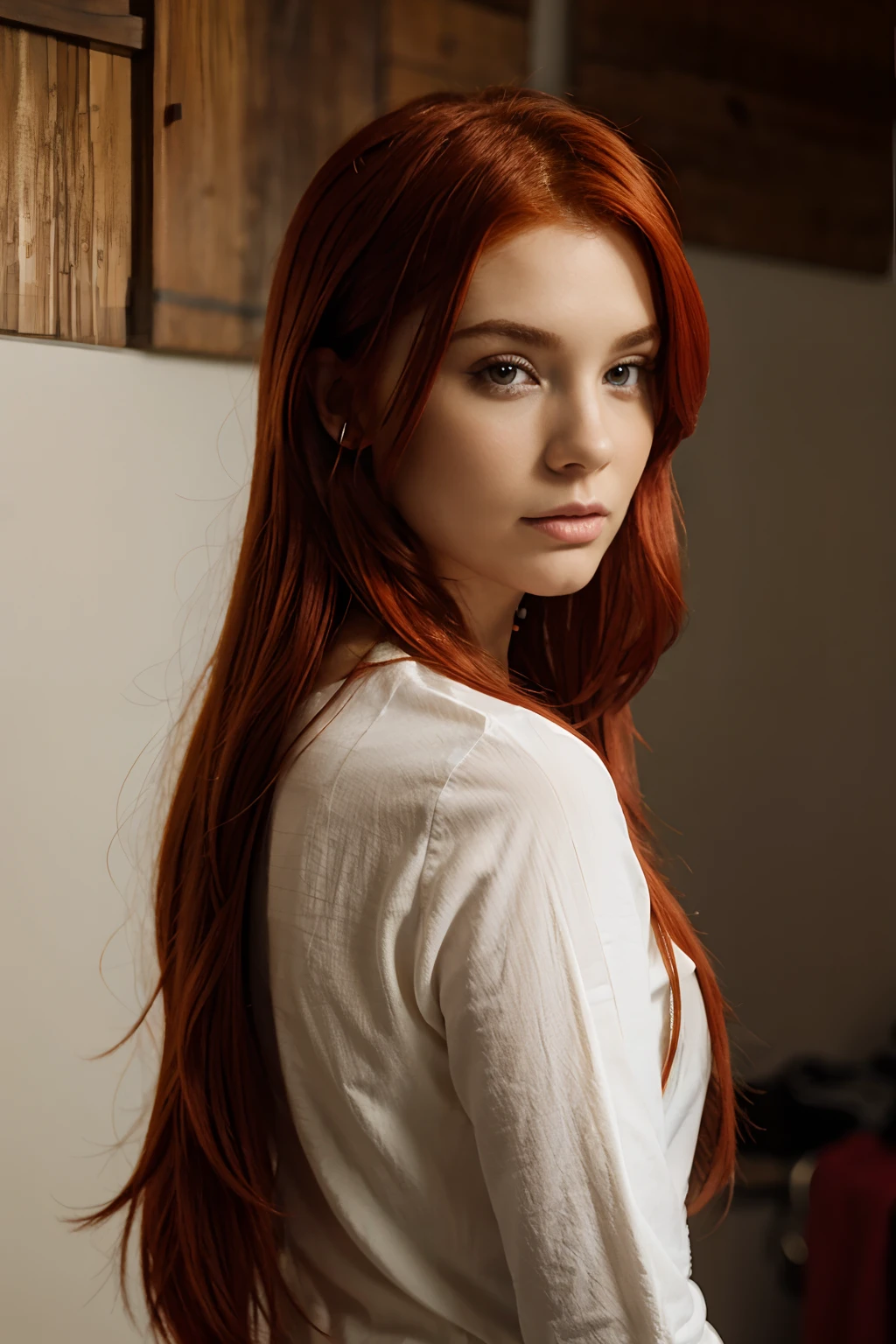 red hair