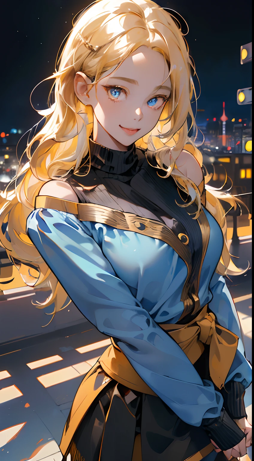 She is a tall blonde, with long golden blonde hair styled entirely in large coils. She is 30 years old and has green eyes, and wears a blue suit, always elegant. As school director, she dresses accordingly, with a seductive and imposing style. The woman looked at me with disdain, an expression of complete intimidation. Your attitude is as arrogant as it is impressive.

Your dress clings to your body, doubling its impact power when used by an attractive, confident woman. With a pretty face that doesn&#39;t fade even when you frown in annoyance, She's an impressive woman, with beautiful blonde hair and red eyes that match well. Your style is worthy of an anime, highlighting her striking presence has long golden blonde hair styled entirely in large coils