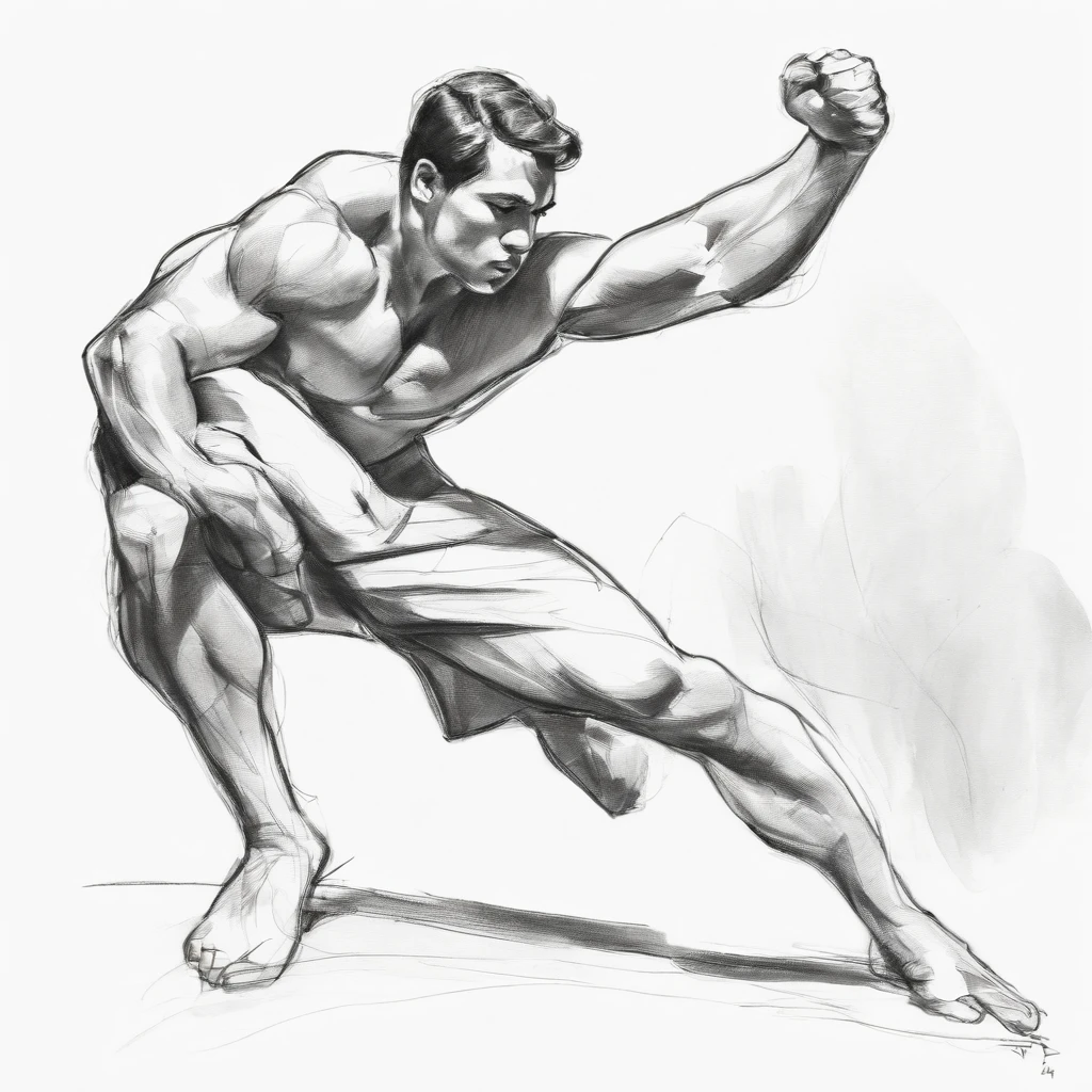 Rough charcoal sketch on old paper, muscular Male figure,dynamic pose,clean line art,+expressive line,in the style of expressive sketch drawing, hatching, black and white sketch, hand drawing, Rough charcoal sketch on old paper, muscular Male figure,dynamic pose,clean line art,+expressive line,in the style of expressive sketch drawing, hatching, black and white sketch, hand drawing, sketching, linear style::Sketchnote Stylesketching, linear style::Sketchnote Style