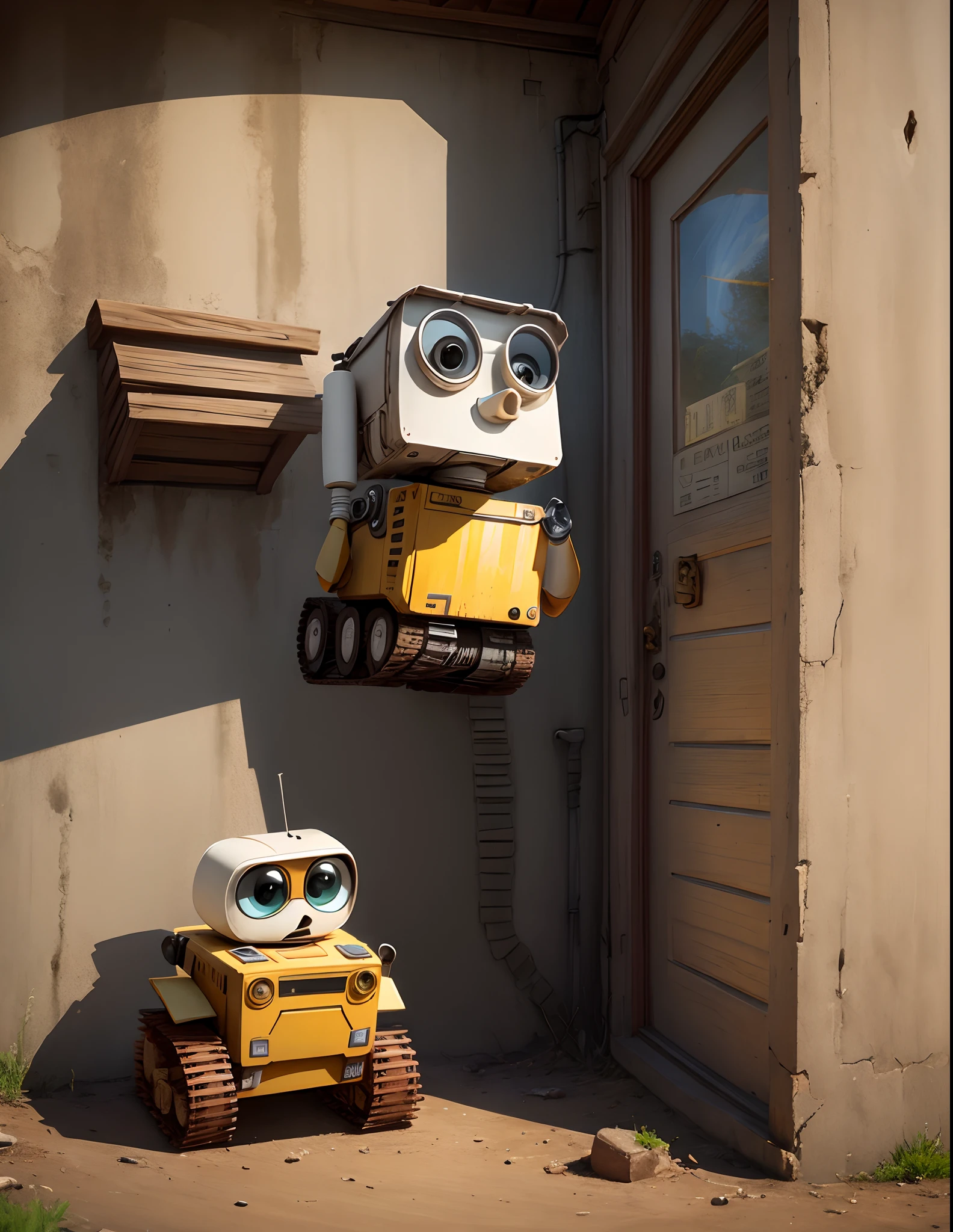 Wall-E themed house