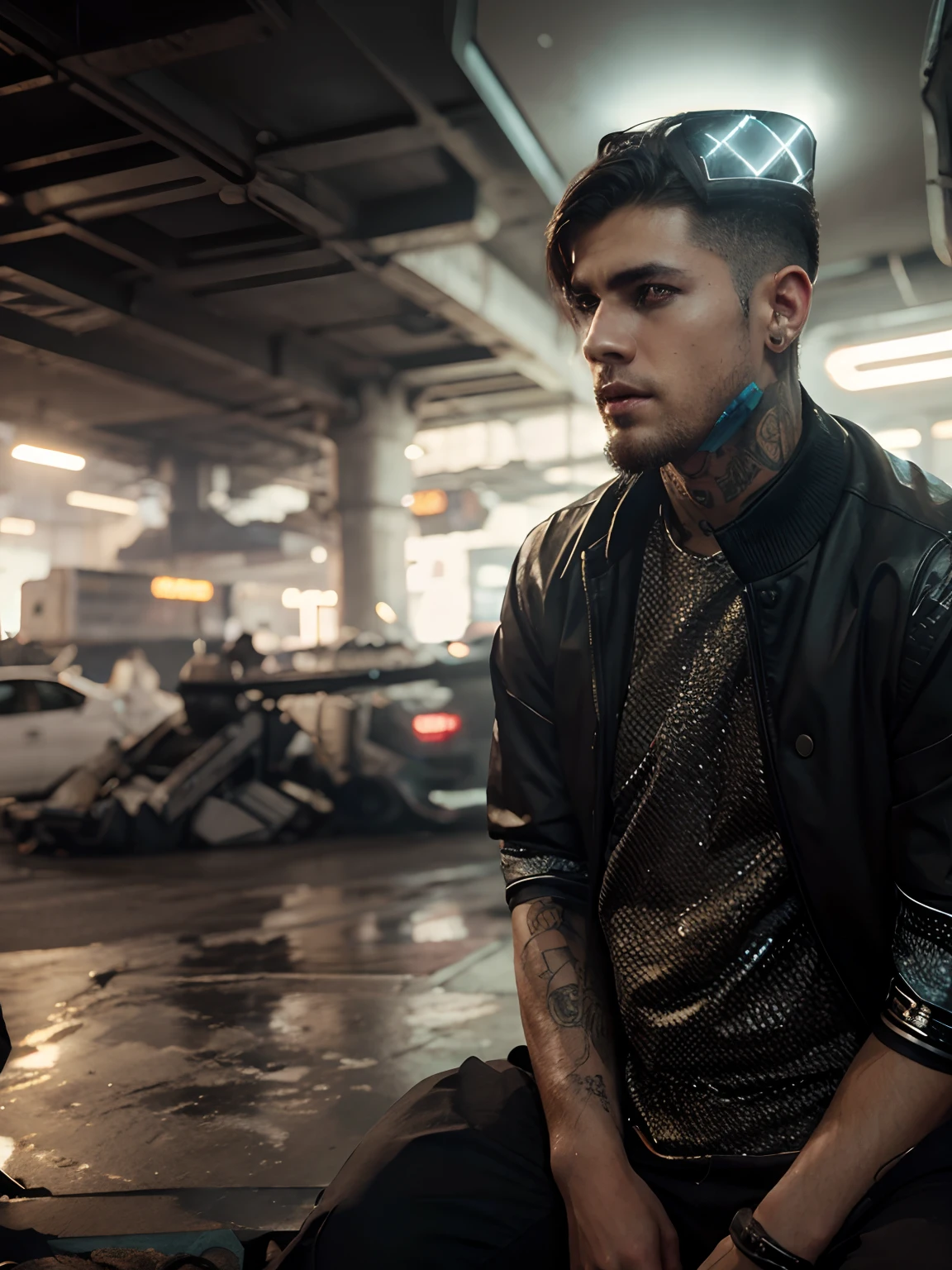 Change bacground cyberpunk handsome boy, realistic face,8k,ultra realistic,