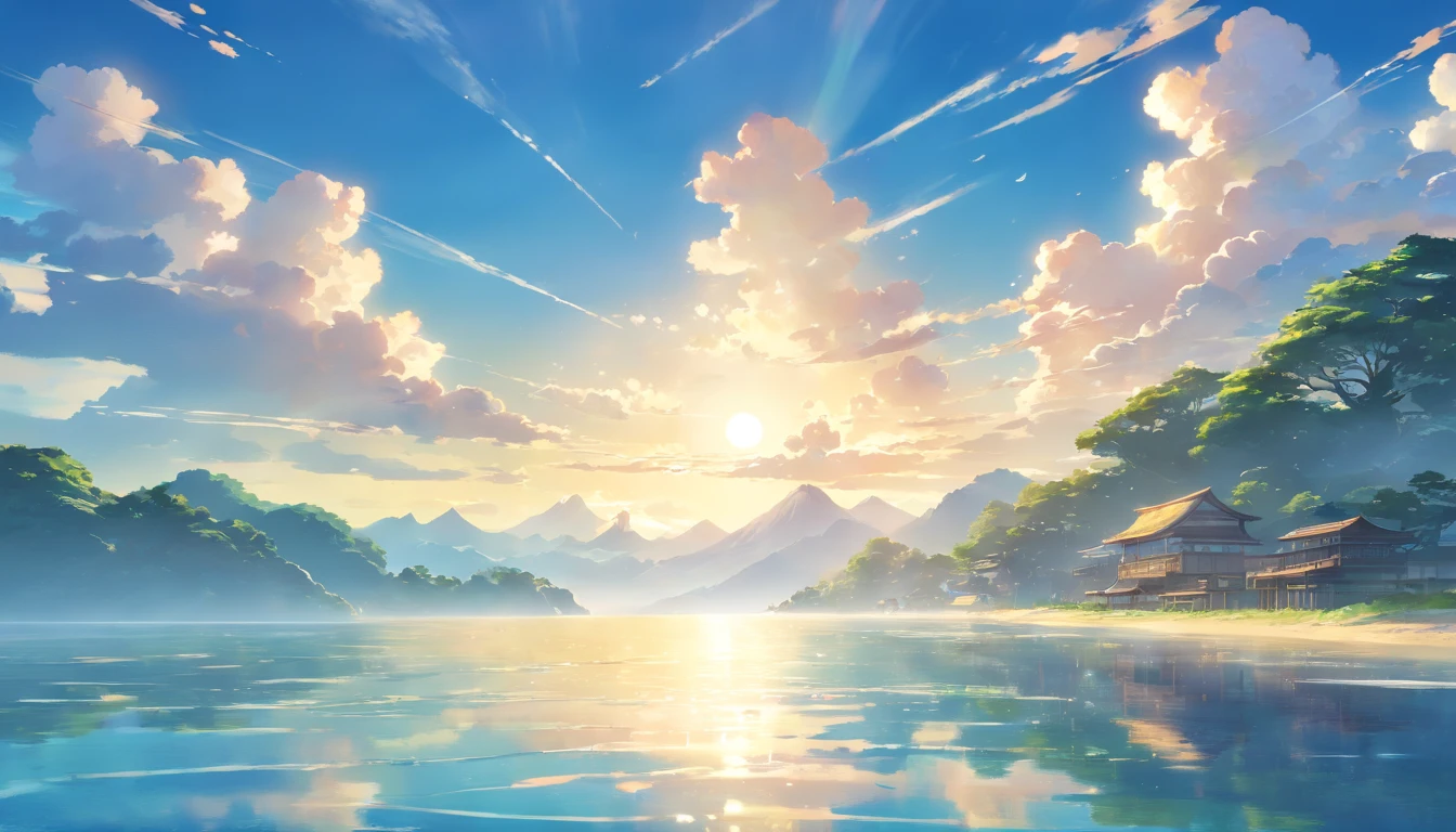 (High quality, Masterpiece:1.2), (cinematic Film still from), (19-year-old man) Sit on the clouds on the sea, (Fantastical Atmosphere), (Detailed clouds and water), (Realistic, Photorealistic:1.37), (Vibrant colors), (Soft lighting), (Gentle breeze), (Serene expression), (magical scenery), (ethereal landscape), (Distant horizon), (Transcendent mood), (golden rays of sunlight), (subtle reflections), (Impeccable ingredients), (Dynamic perspective), (Floating sensation), (tranquil ambiance), (Fantasy elements), (harmonious color palette), (Silhouette of a distant island), (whimsical details), (Sublime tranquility), (Hidden secrets), (subtletextures), (immersive experience), (Fine art aesthetics), (enchanting atmosphere), (magic realism), (Awe-inspiring), (Unforgettable), (eternal beauty).