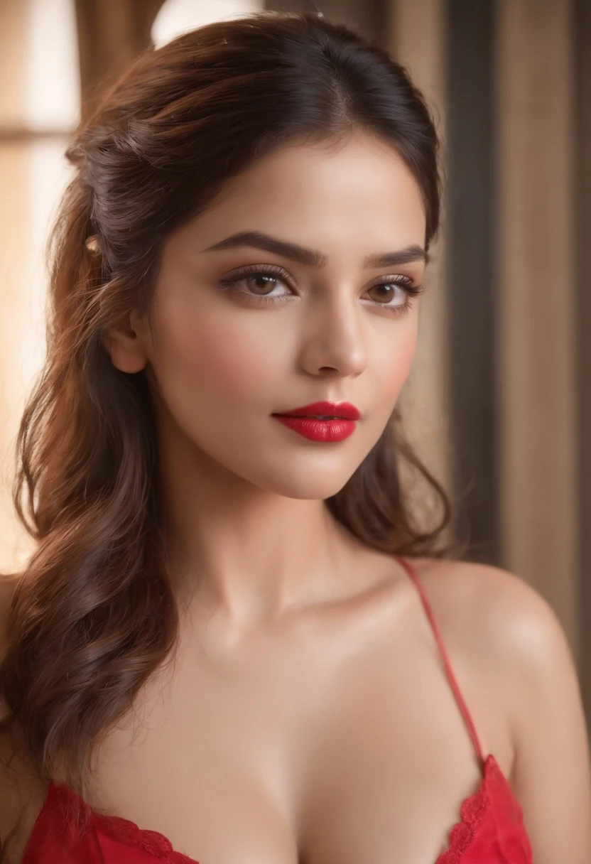 open lags, wet pussy, beautiful gorgeous glorious bollywood actress, glorious gorgeous innocent face, bright eyes, curve heir, in middle of hall room, beautiful alluring breast, (red lips), (Straight round and ultra huge clevage, not sagging breast), ((beautiful details breast )), Half body images, No clothes, ((( ultra HD 4k huge clevage ))), background blur, (((ultra high detailed skin:1.2))), ultra HD quality photography, realistic details, intense 4k details, bokhe effect, bokhe lighting