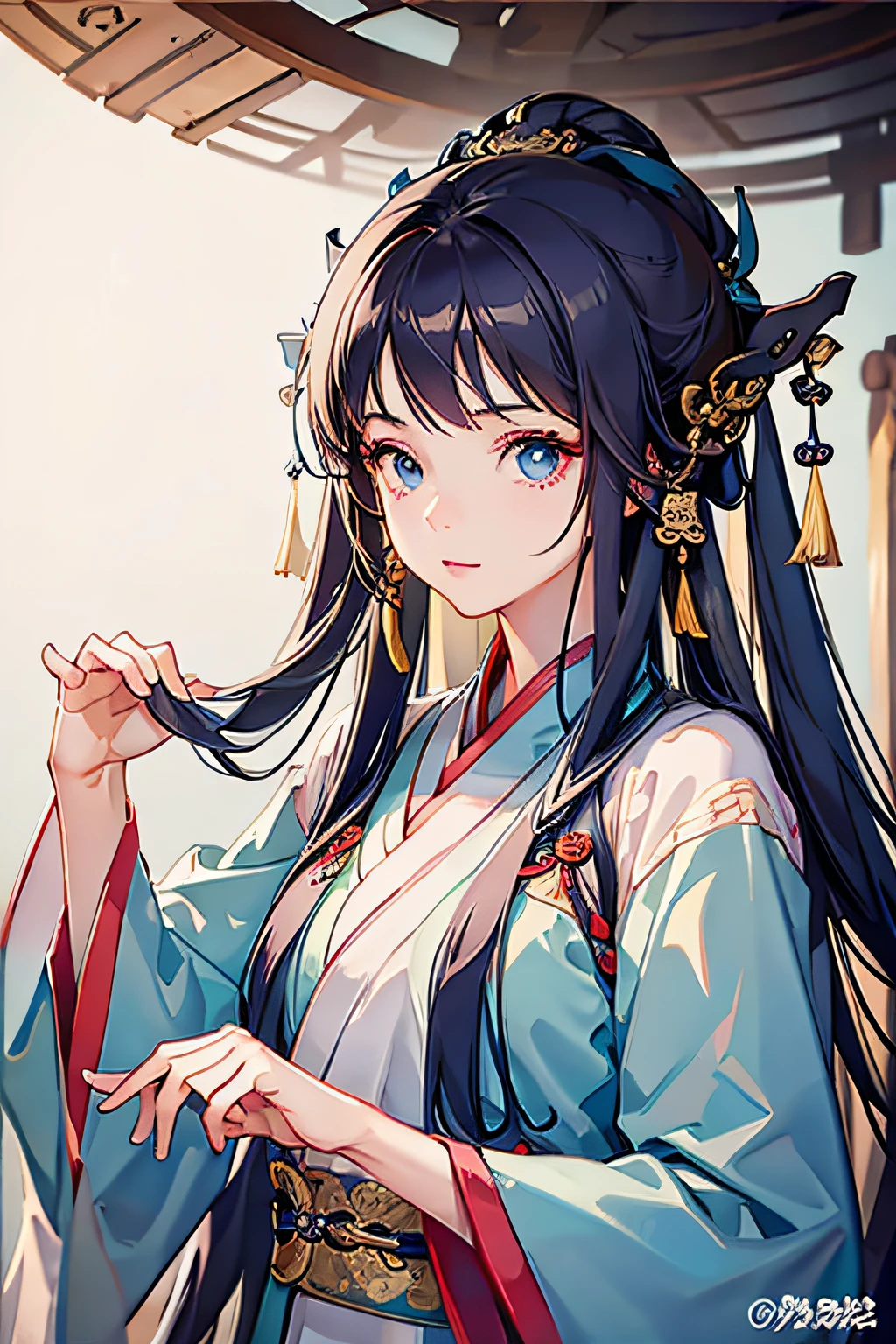 One girl, hanfu