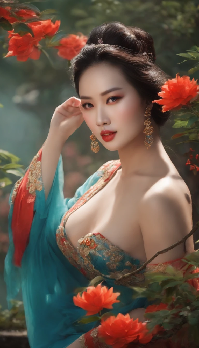 Tang and Song big-breasted beauty