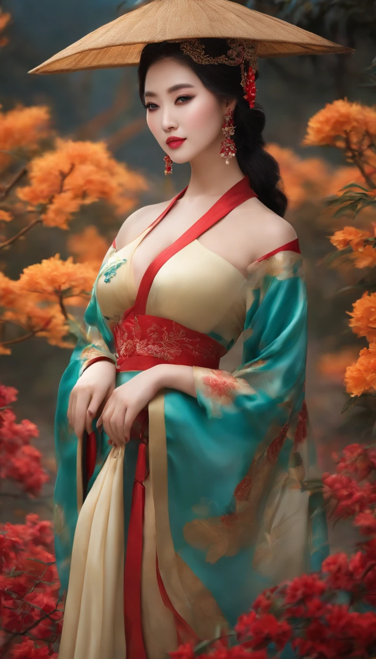 Tang and Song big-breasted beauty