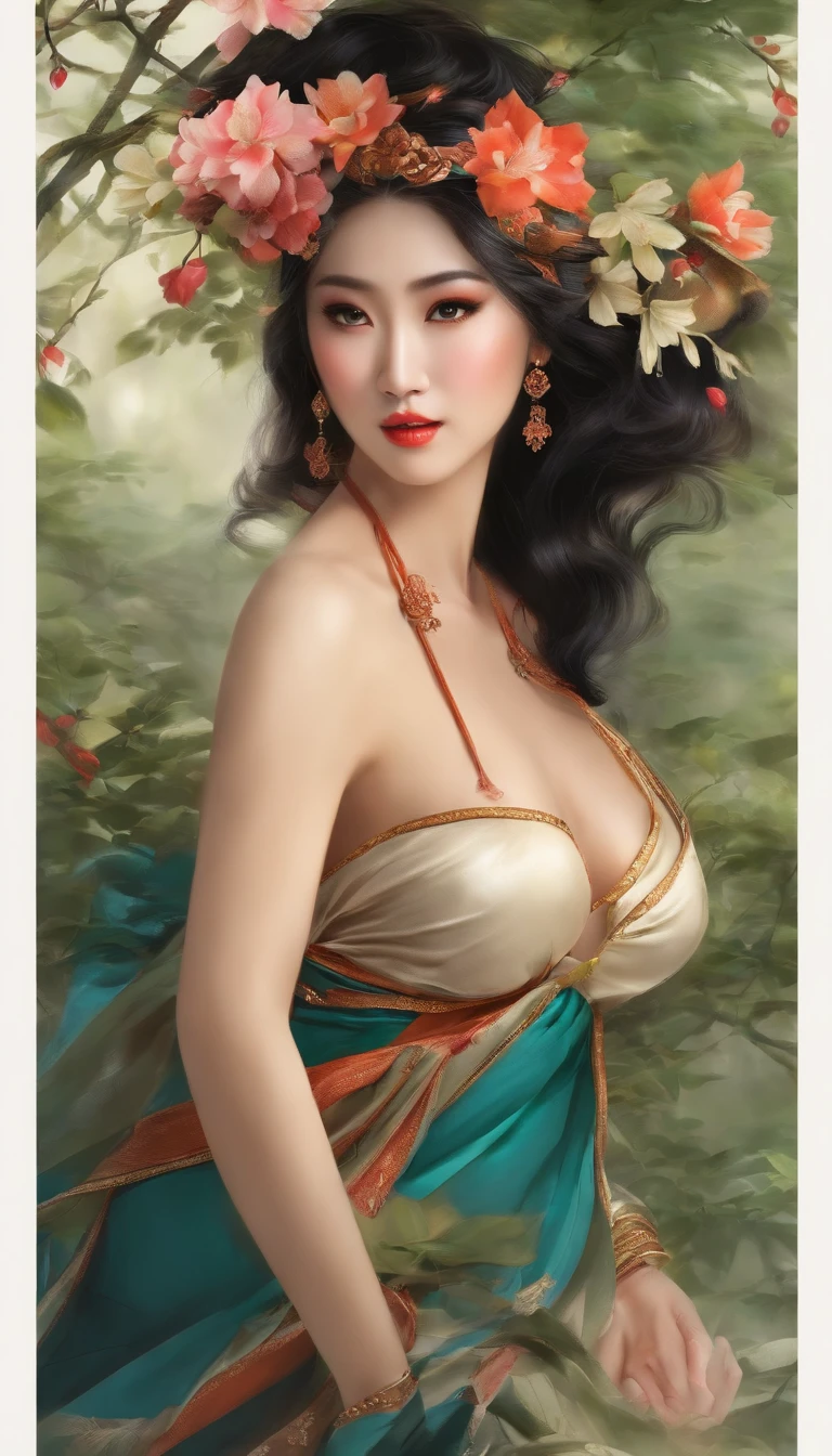 Tang and Song big-breasted beauty