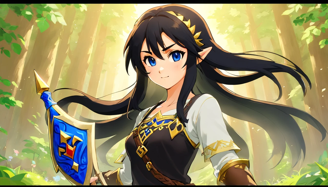 (A beautiful goddess with long black hair),(Beautiful and kind),(Continuous action),(Storyboard)