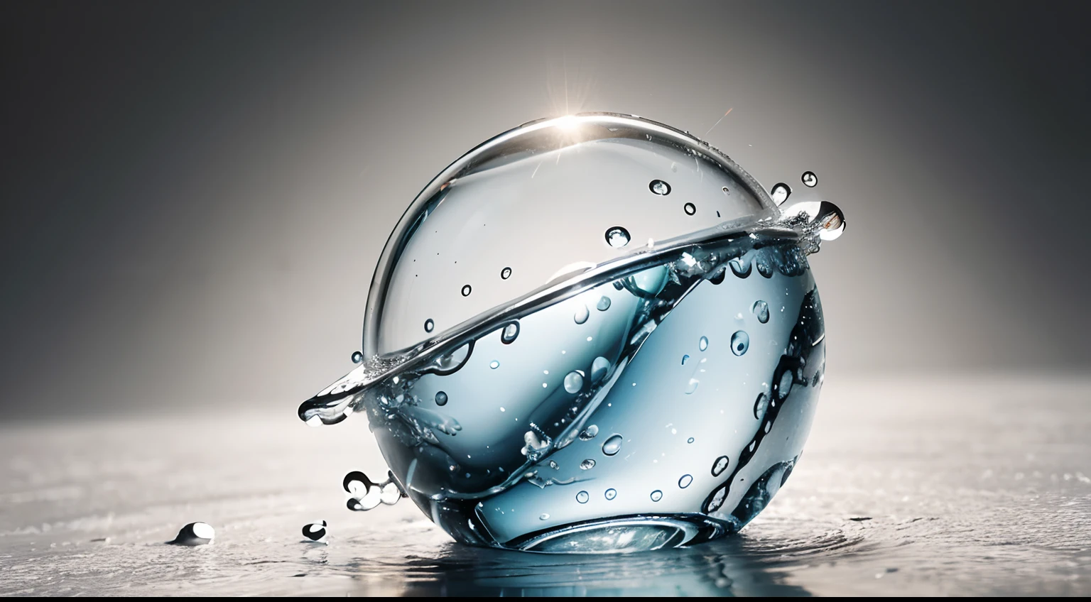 Water drop illustration,Beautiful pictures,Illustration by Benjamin,Bright colors