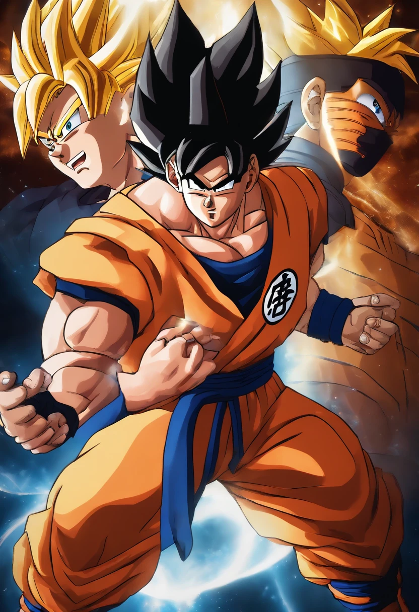 Dragon ball z, saint seiya e naruto
