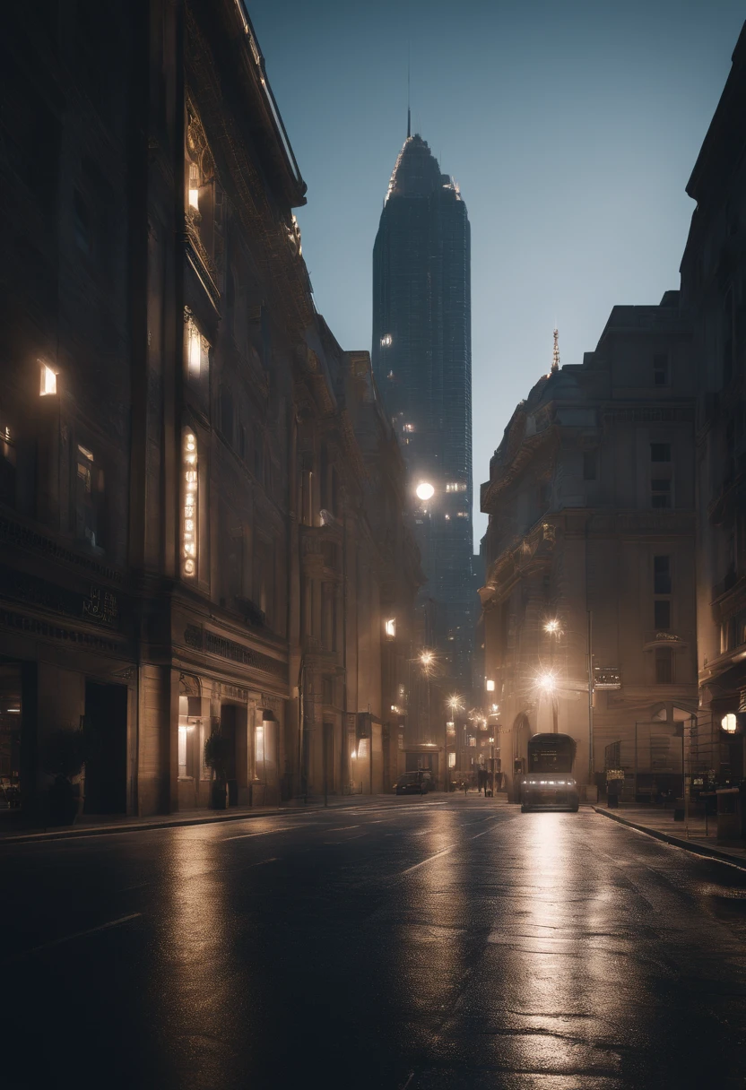 White city in science fiction，Hyper-realistic，Super high quality，C4D，high quality model，Magnificent，white colors，城市，sci-fy，Strong light