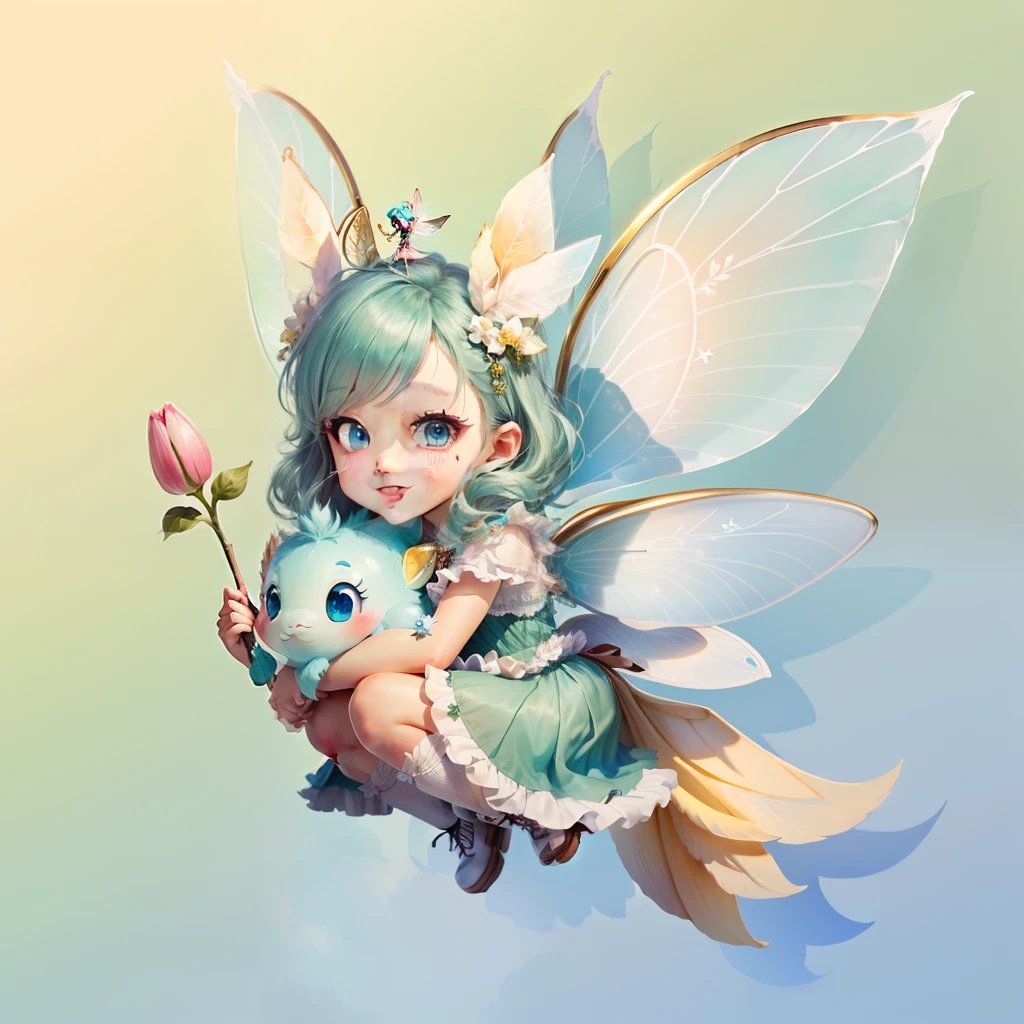 hpenis, (huge penis), penis, detailed girl, hug, (minigirl), fairy, cum, ((projectile cum)), evil grin, paizuri