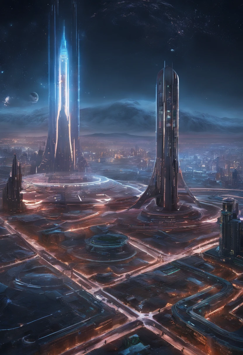 Future ruined city，Machinary，photo RAW, top-quality, (tmasterpiece: 1.3), High-detail color original photo, profesional photo, Extremely detailed CG 8k wallpaper block, Realistis, Realistis, photo RAW, tmasterpiece, best qualityer, A high resolution, well-illuminated