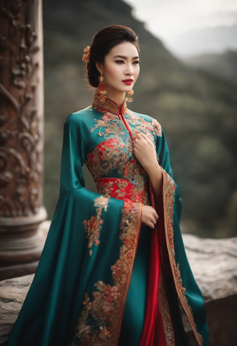 Chinese cheongsam for women,In Hangzhou,Beautiful posture is very beautiful