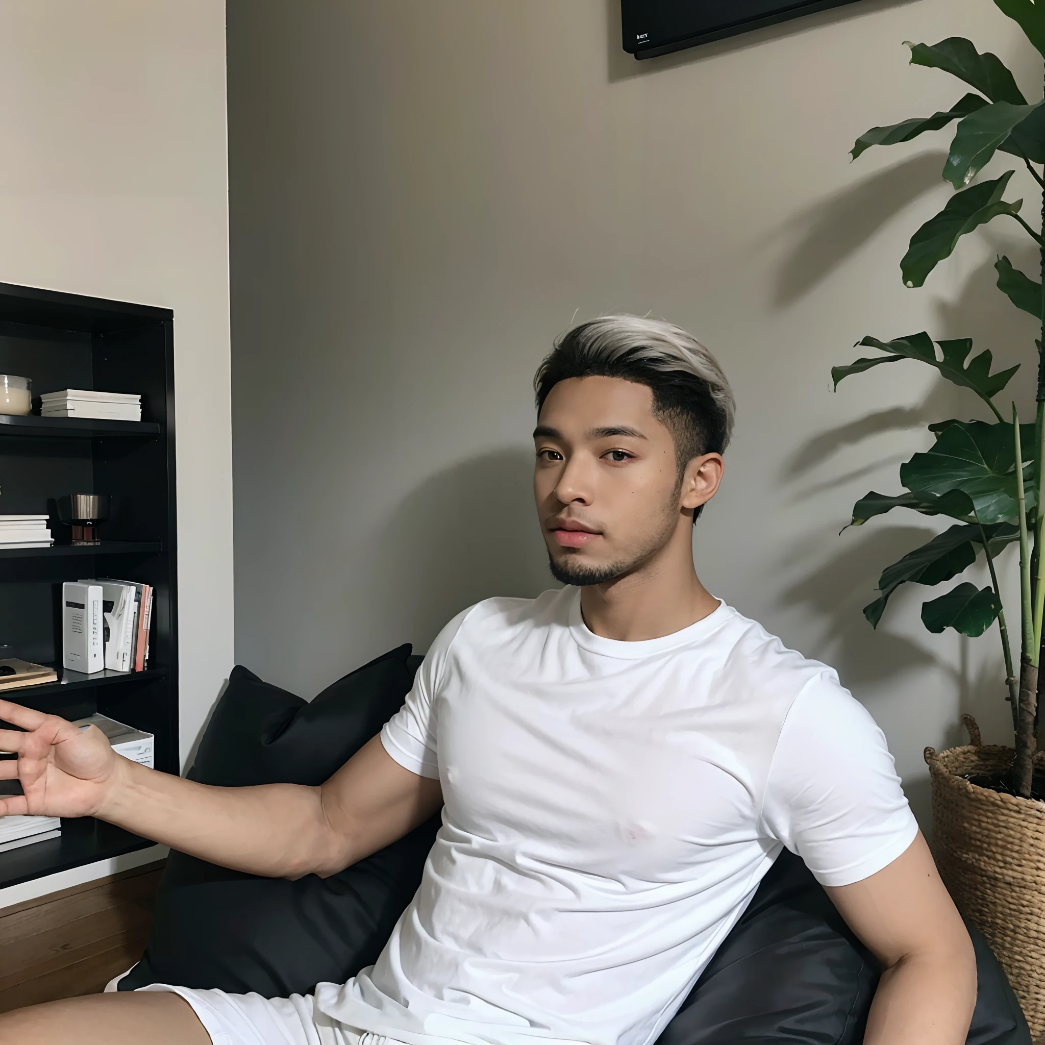 show his full palm, properly aligned hand