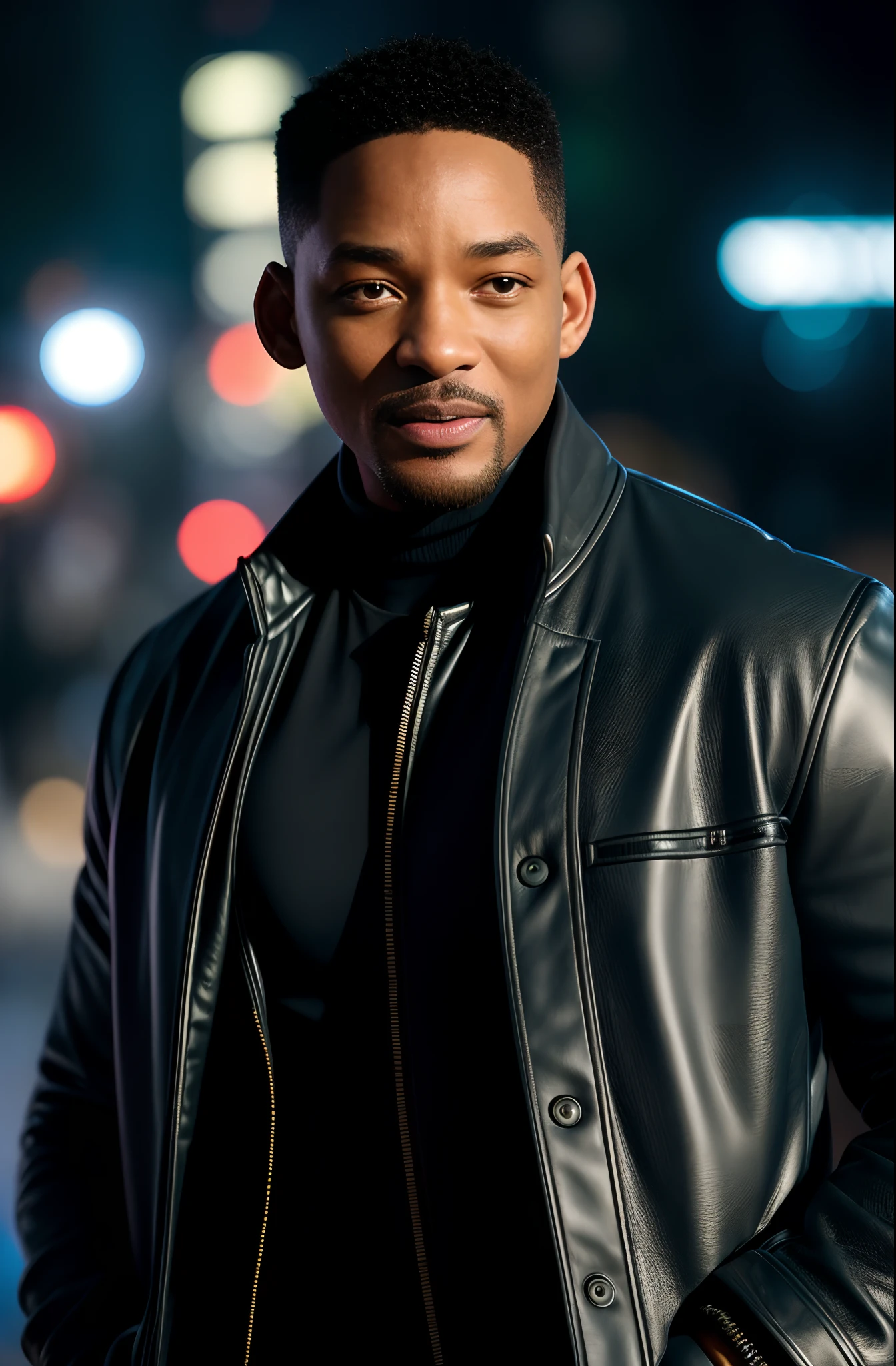 ((Movie premiere poster)), tmasterpiece，（best qualtiy），highly  detailed，ultra - detailed，(Dynamic pose:1.2),(Dynamic camera)，2 people，Will Smith（Will Smith），Jaden Smith，father and son，8K, High definition, Detailed face, Detailed eyes,Return to Earth，in style of marvel and dc, Hyper-realistic, + cinema shot + Dynamic composition, Incredibly detailed, Sharpen, Details + Superb details + evening with light + perfectionism + award winning realism ((Moody lighting))，Be interviewed，(Dynamic pose:1.2),(Dynamic camera),Close-up Will Smith（Will Smith） ,Perfect eyes , (Wearing a shabby mech coat),(Bokeh:1.2), Intricate, (Steel metal [Rust]), elegant, Sharp focus, Soft lighting, Vibrant colors, ((Streets)), Detailed face, RAW photo, full sharp, Wallpapper 8K UHD, Digital SLR, Soft lighting, High quality, filmgrain, Fujifilm XT3