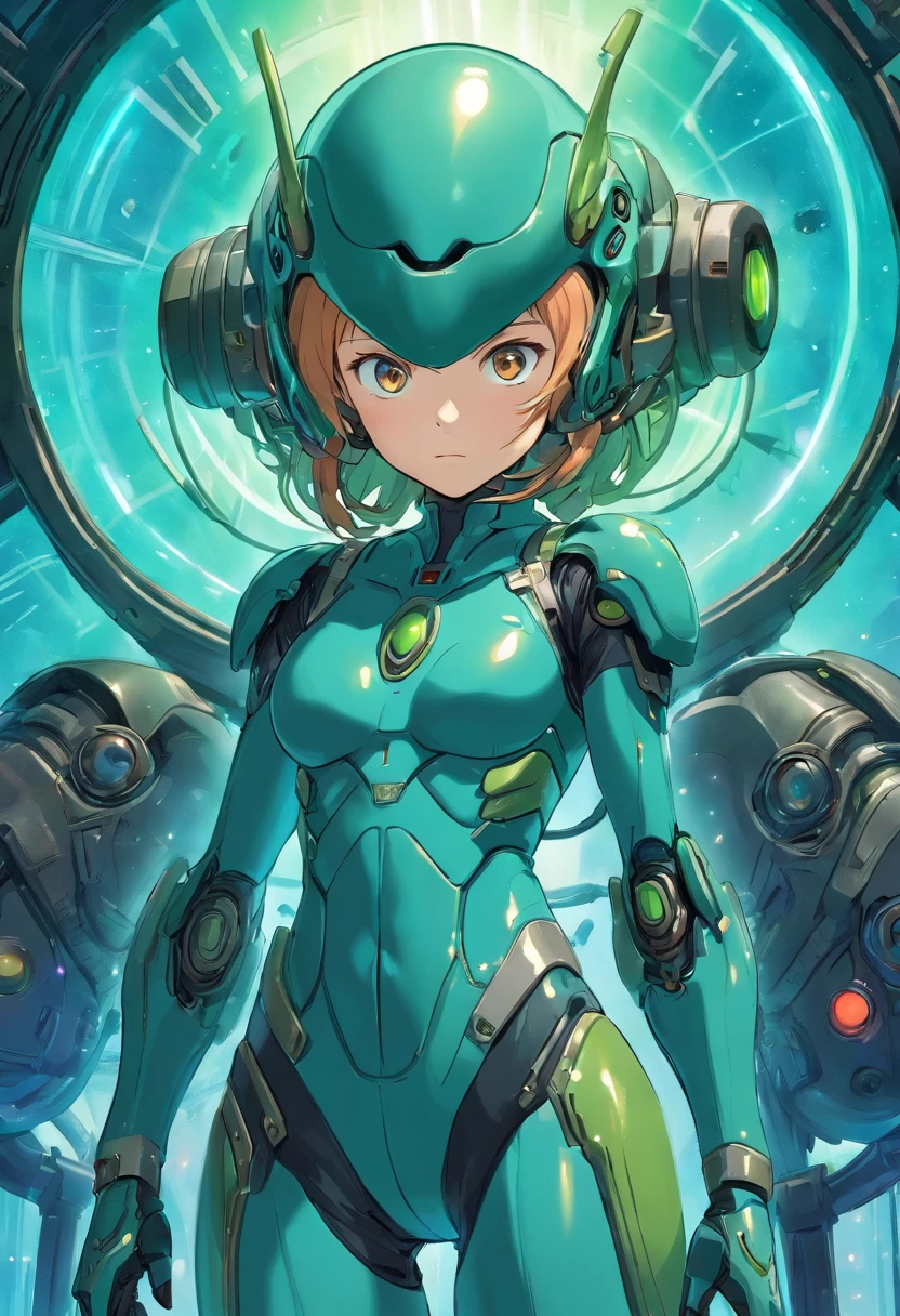 Alien biomechanics in stealth suit,, louro, olhos azuis, master part, atraente, Olhando para o Viewer