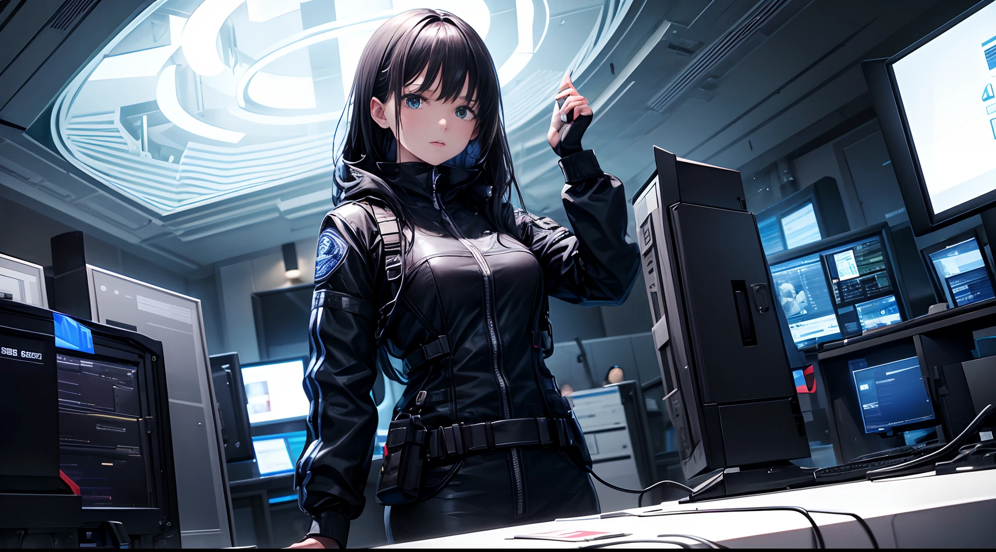The Harmonious Blend - AISecOps Security Intelligent Operations and UEBA User Behavior Analysis
Delve into the world of security intelligence and user behavior analysis with AISecOps and UEBA. The image portrays a medium full shot of a female security analyst in a sophisticated and futuristic environment. Her gaze is focused and determined, reflecting her dedication to safeguarding digital assets. The scene is set in a state-of-the-art security operations center, adorned with cutting-edge technology and sleek design elements. The atmosphere is intense, with a hint of mystery and intrigue, emphasizing the importance of vigilance and proactive threat detection. The style of the image is a realistic photographic capture, highlighting the authenticity and credibility of AISecOps and UEBA in ensuring robust cybersecurity., 8K, high definition resolution