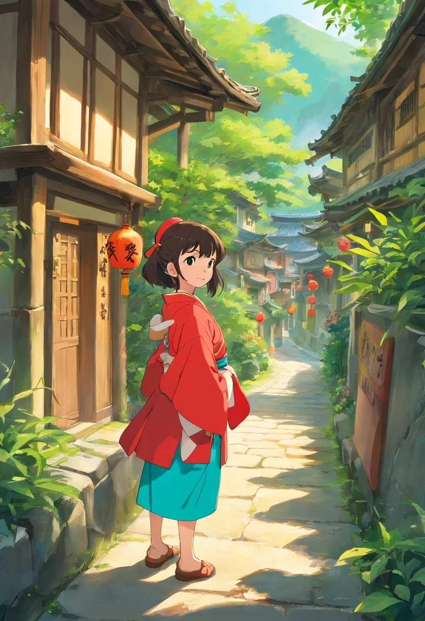 In a beautiful Zhuang village，Children dressed in brightly colored Zhuang costumes，A bamboo tube was found in the corner of the village，It was filled with colorful strips of paper
￼
￼
U1
￼
U2
￼
￼
V1
￼
V2
￼