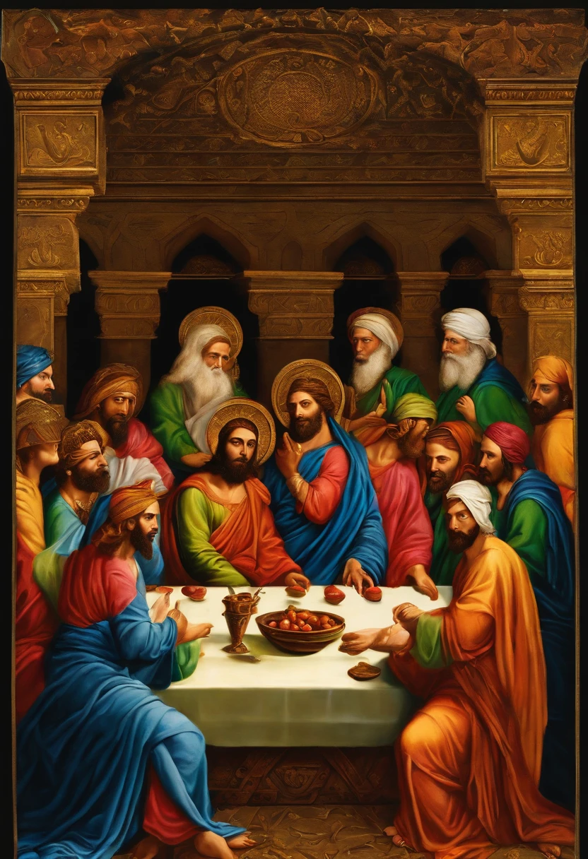 the last supper Judas the Ninja