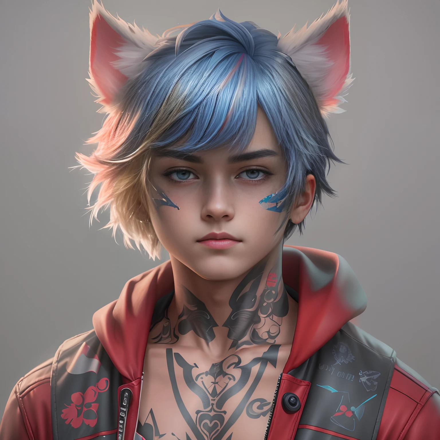 With a slightly more boyish hairstyle、Add movement to the hair