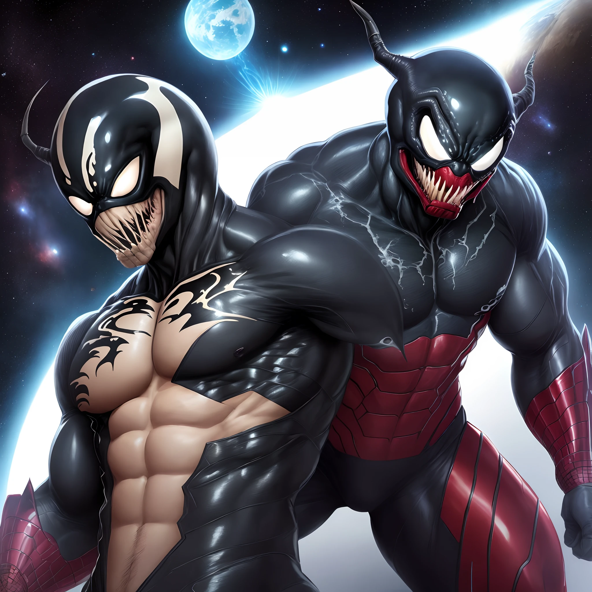 Bara yaoi venom Marvel hot and sexy alien space goo