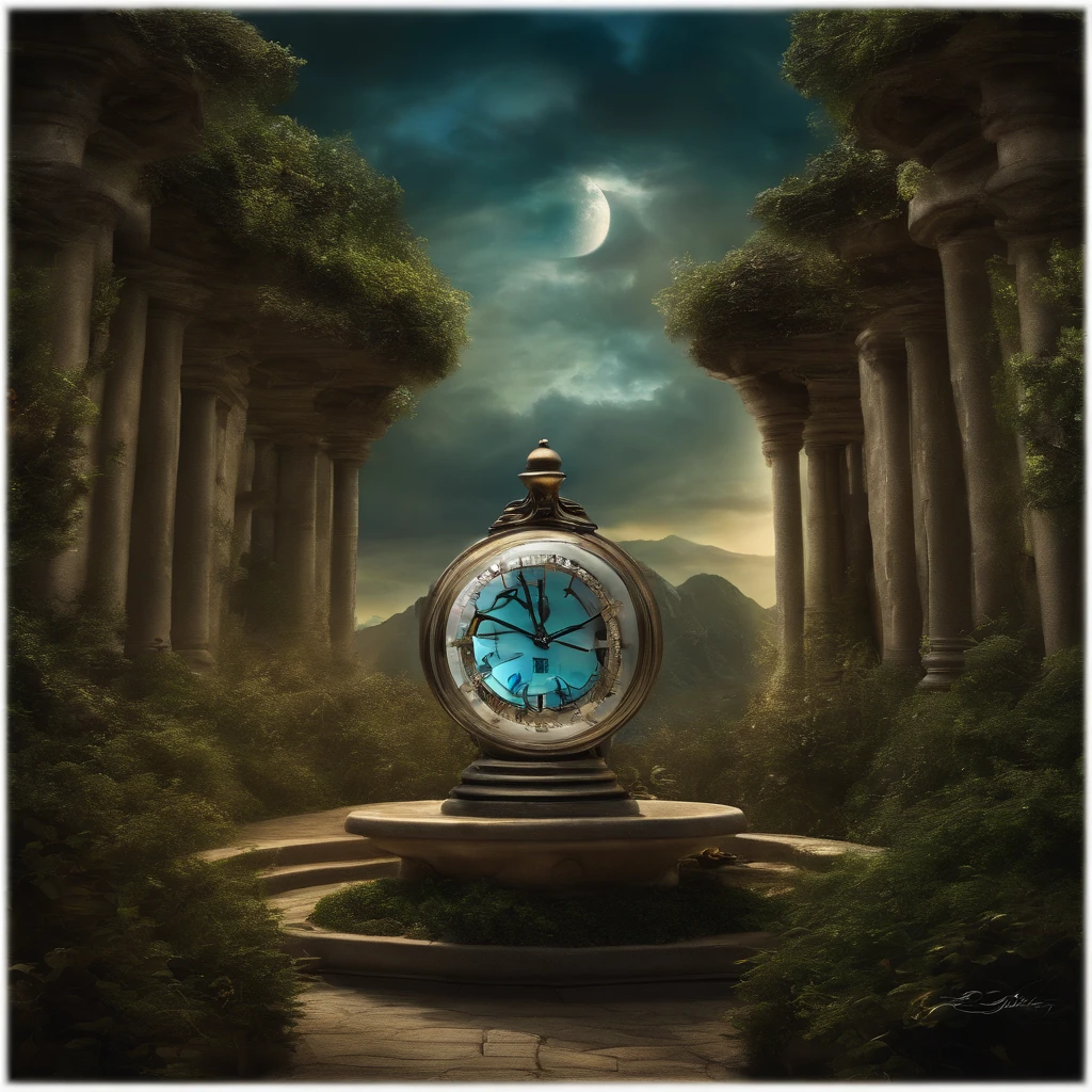 "Best Quality, masutepiece, 超A high resolution, (photos realistic:1.4), surrealism, dream-like, fusionart, Time control, time"