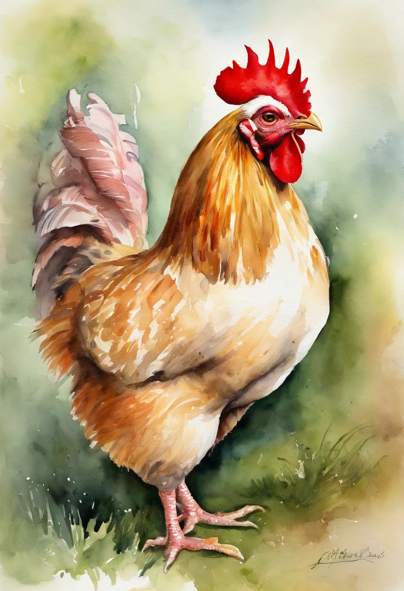 The chicken (Gallus domesticus) is a domesticated species that arose from the red junglefowl, originally from Southeast Asia.