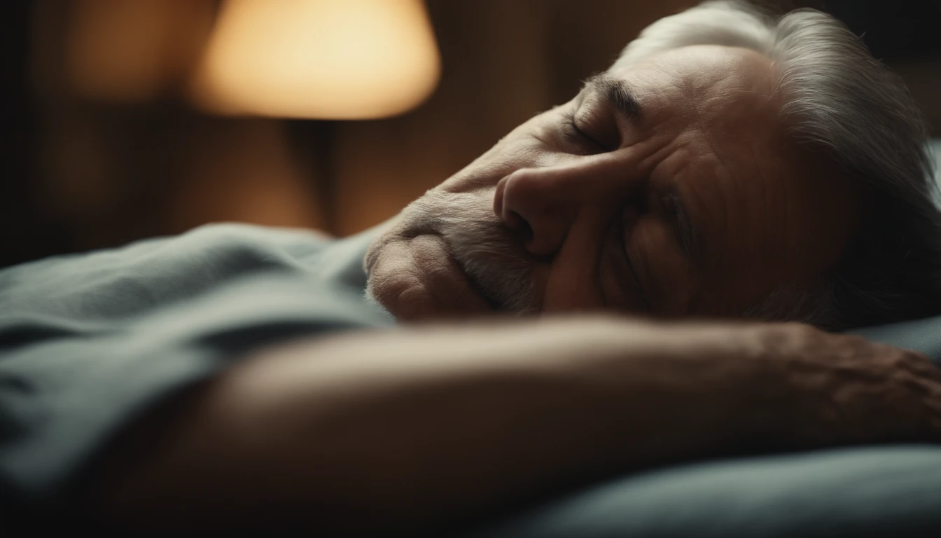 old man sleeping