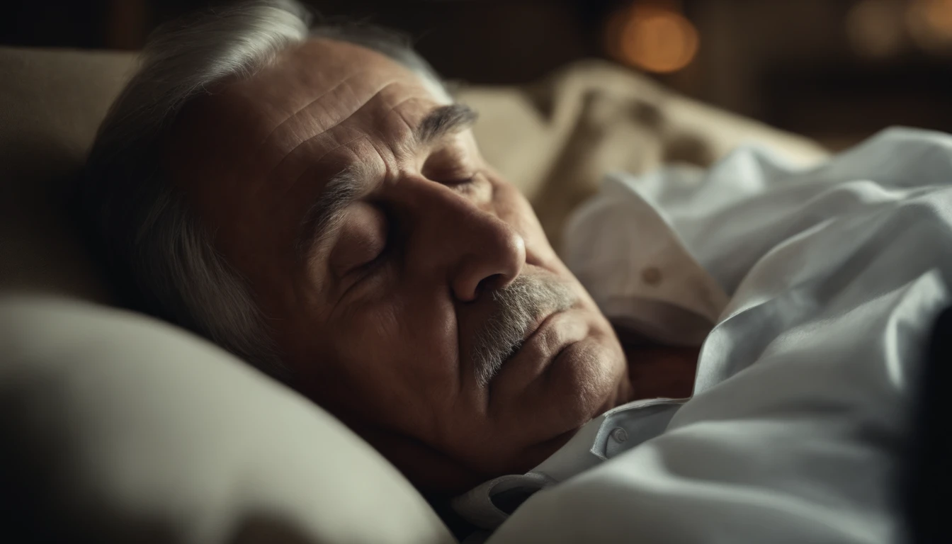 old man sleeping